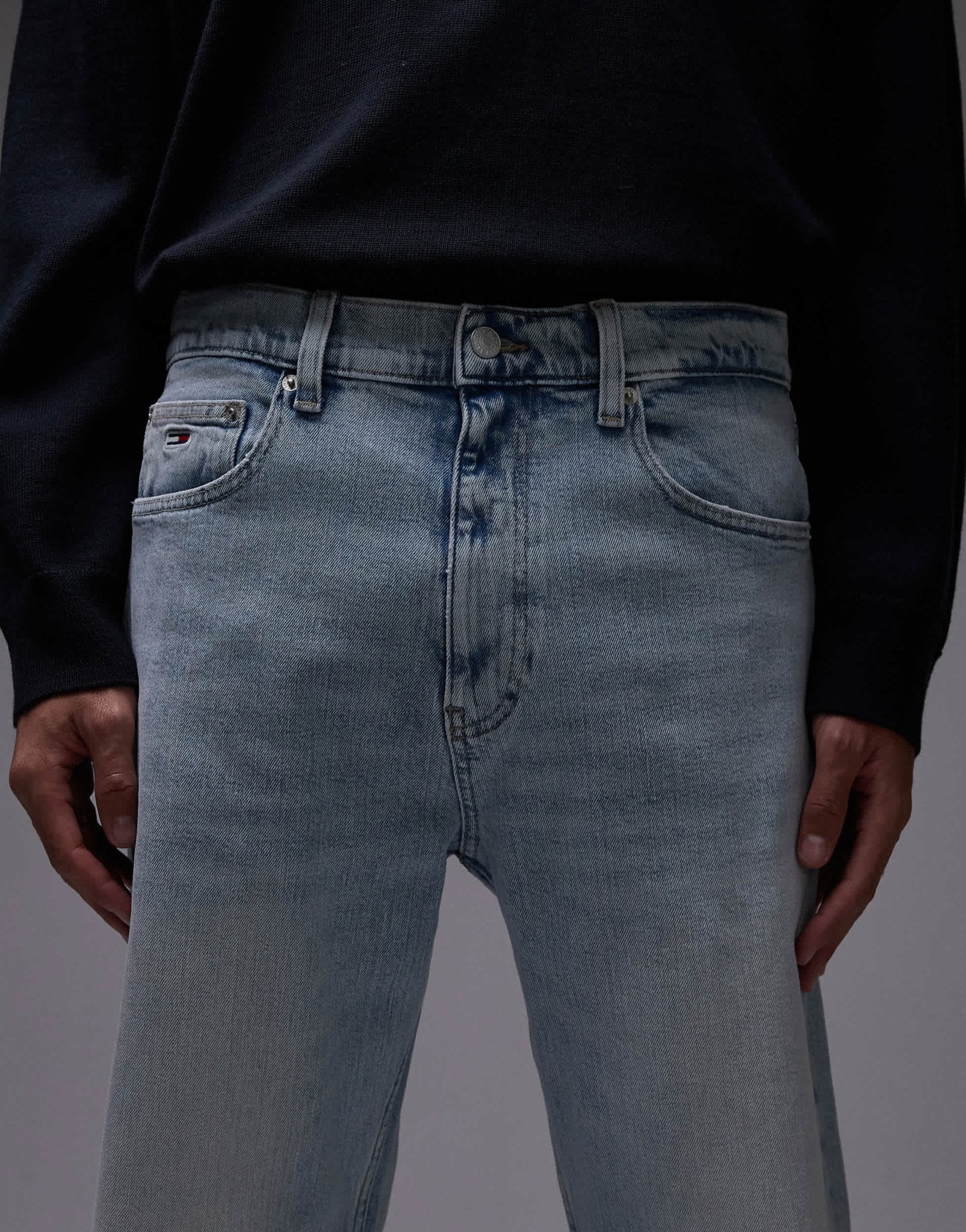 Tommy Jeans Otis regular straight jeans in light wash - ASOS Sample Sale