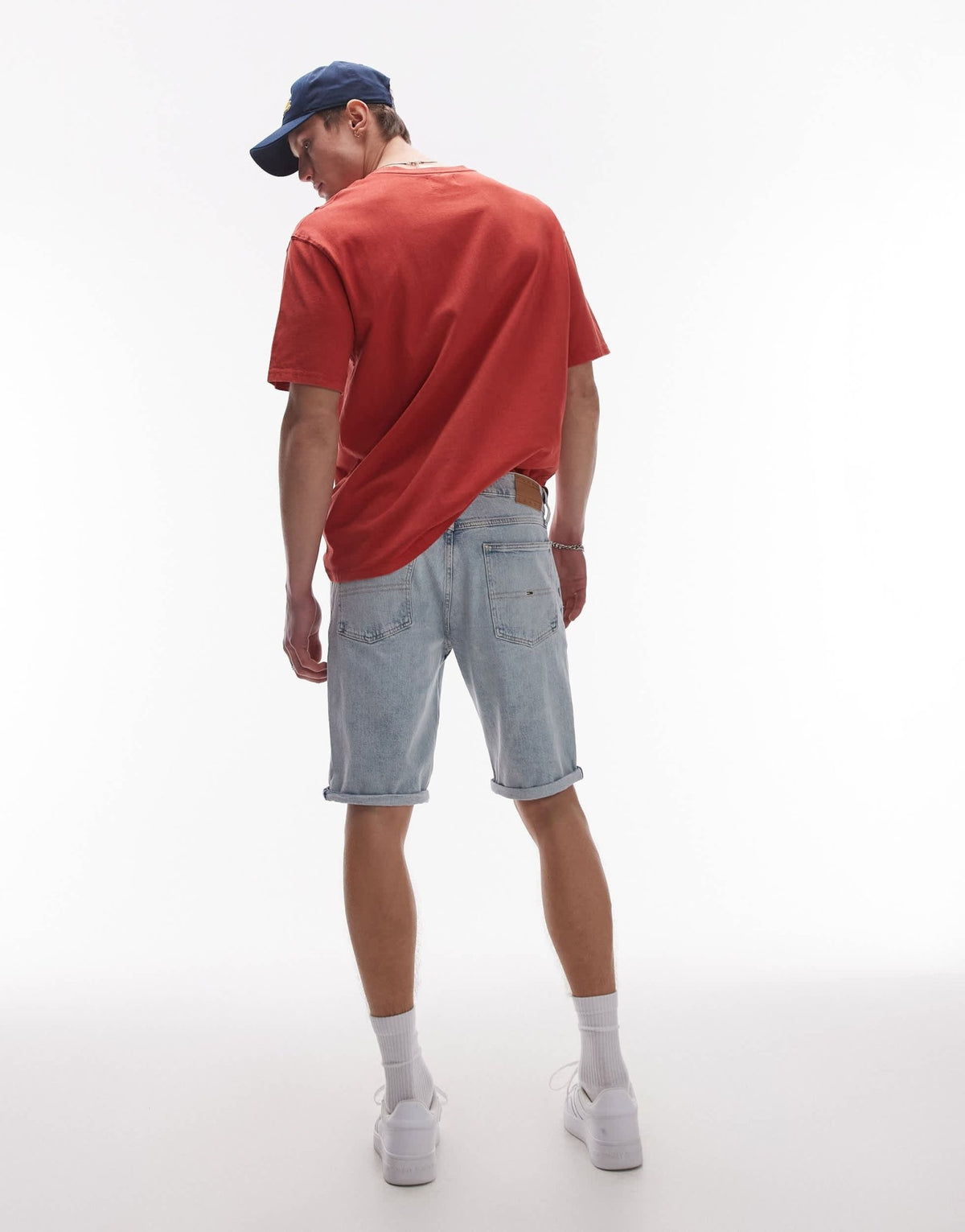 Tommy Jeans Ronnie slim denim shorts in light wash - ASOS Sample Sale