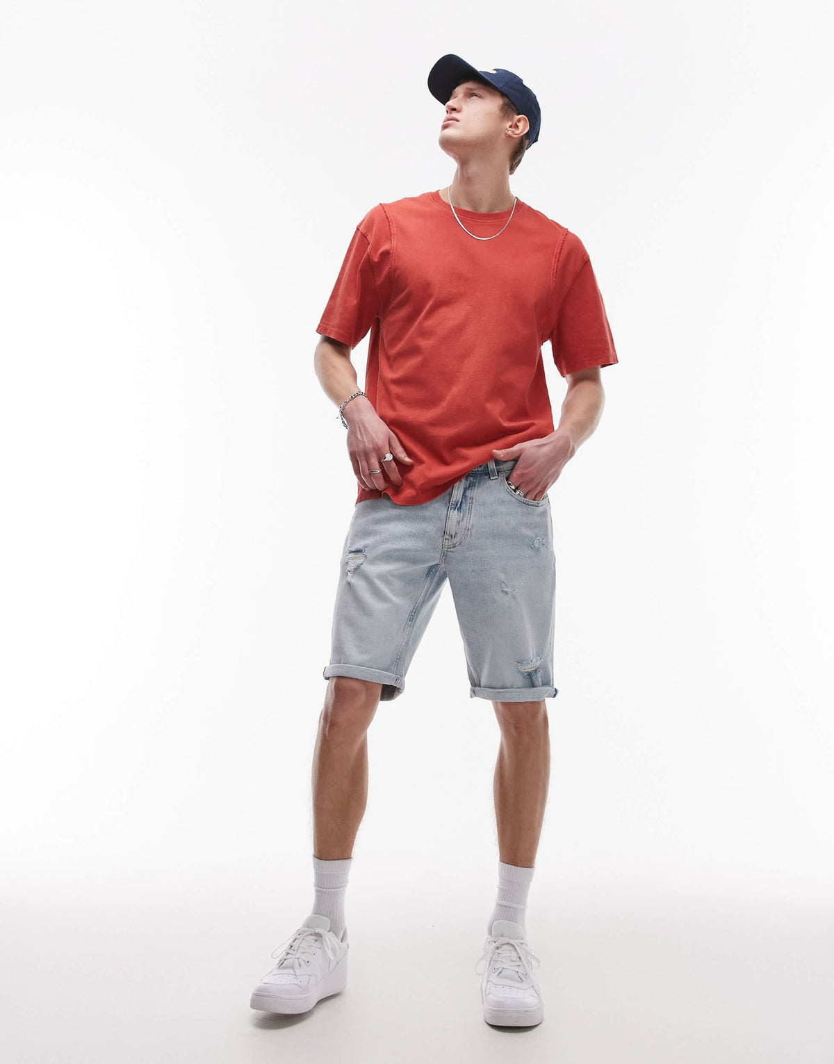 Tommy Jeans Ronnie slim denim shorts in light wash - ASOS Sample Sale