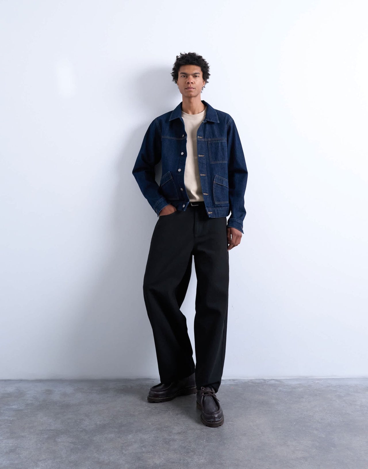 Topman classic fit t-shirt in stone - ASOS Sample Sale