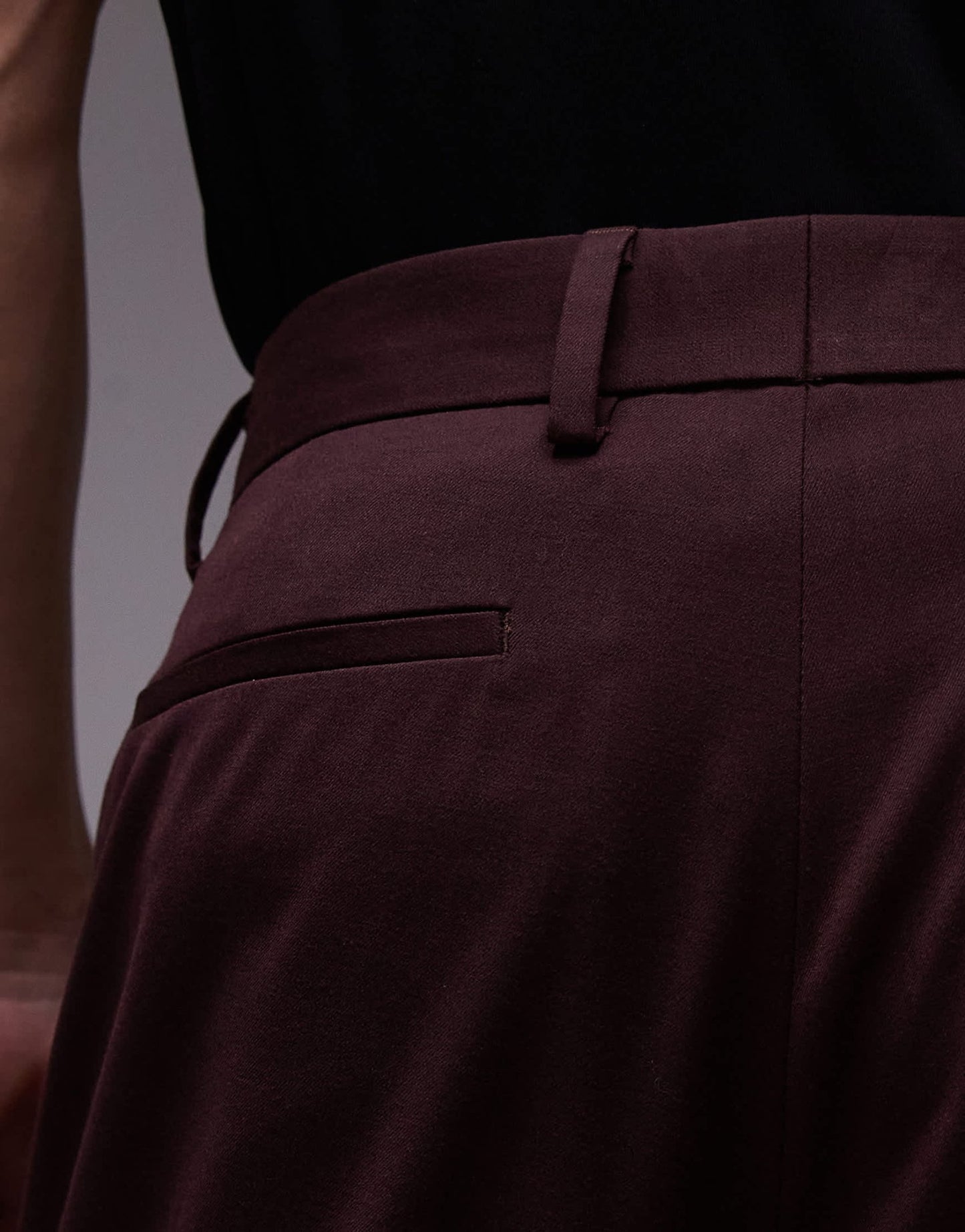 Topman premium taper suit trouser in red - ASOS Sample Sale