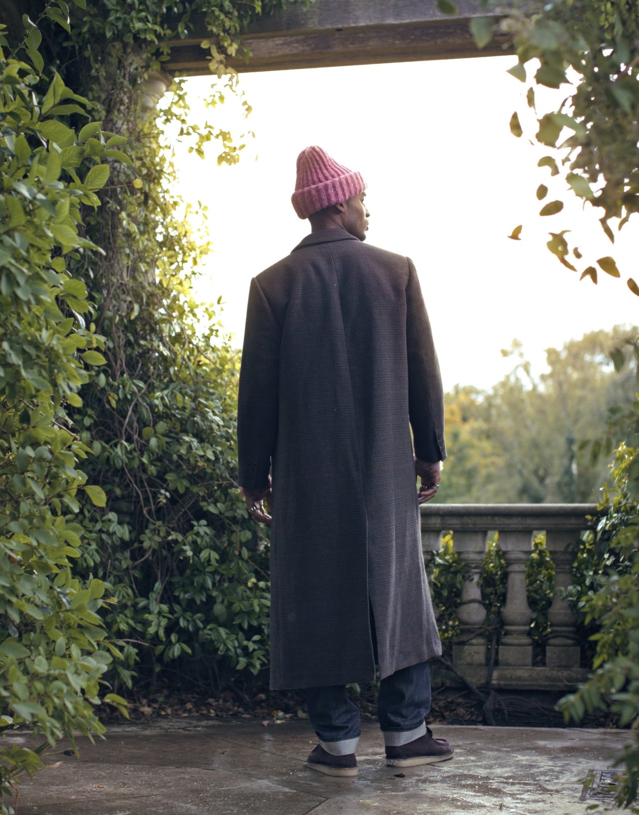 Topman single breasted overcoat in heritage check - ASOS Sample Sale