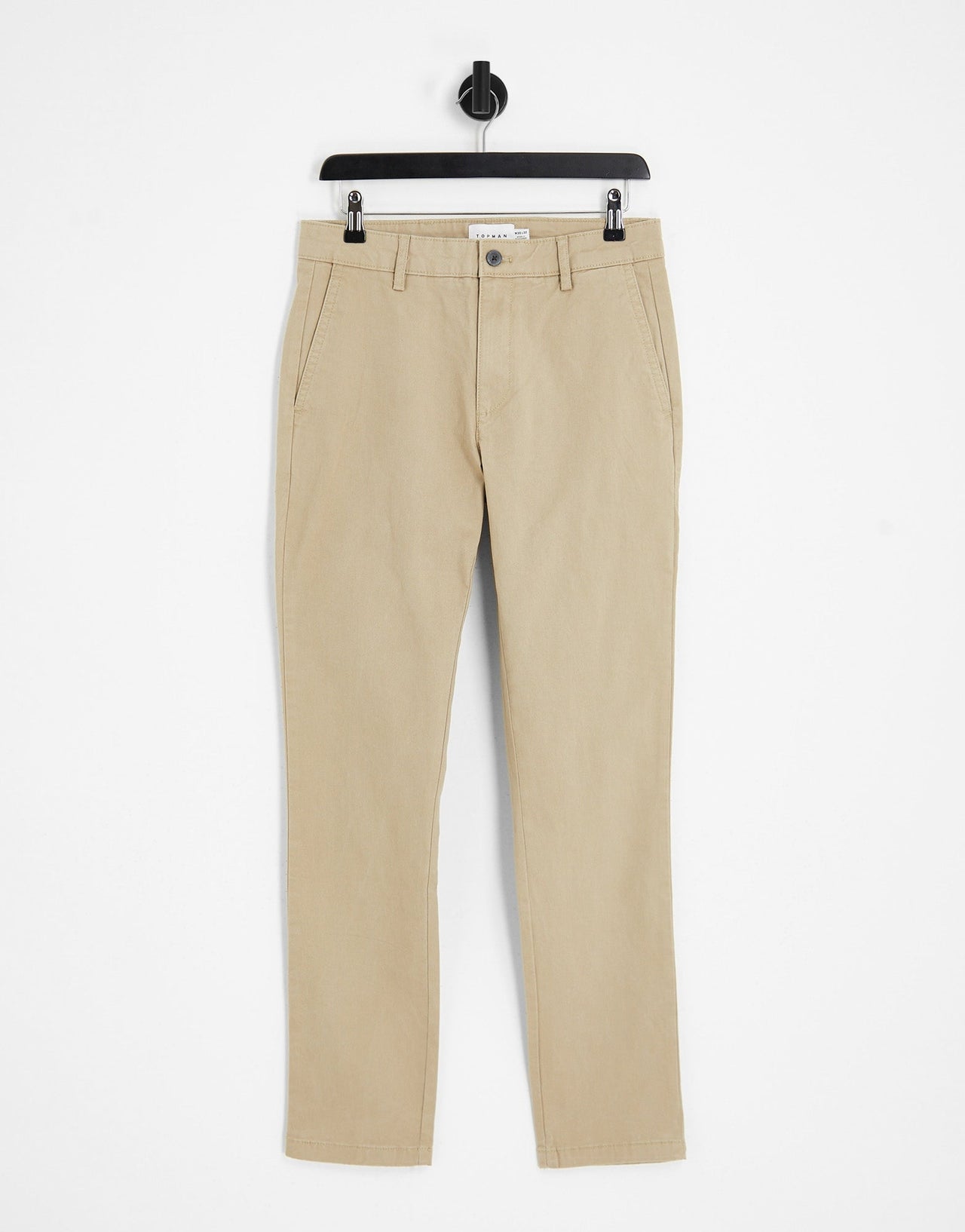 Topman slim chino trousers in stone - ASOS Sample Sale