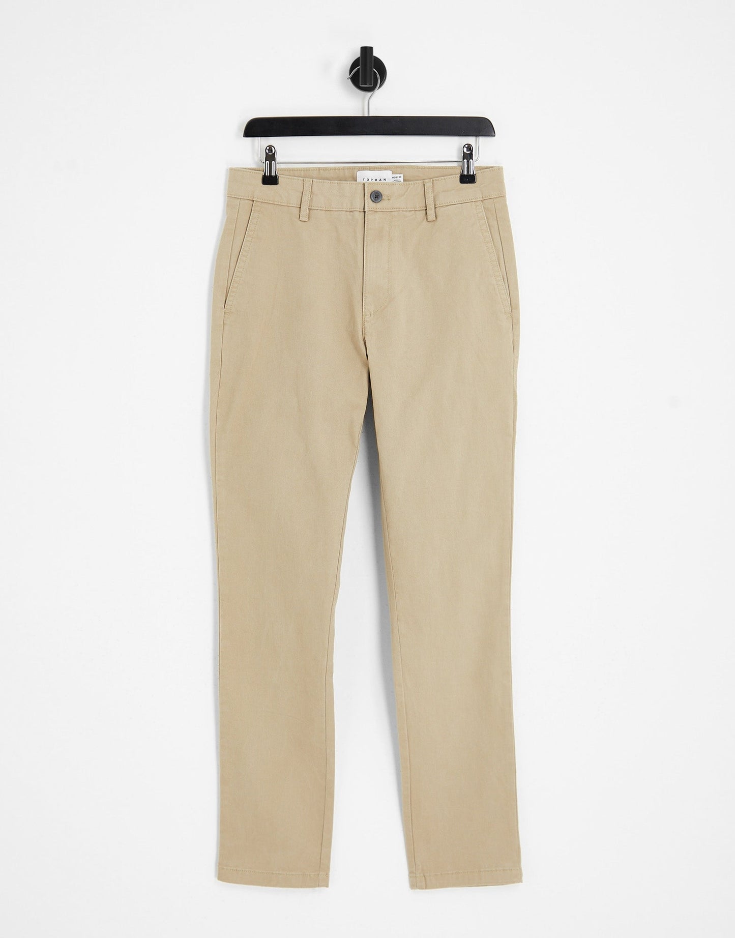 Topman slim chino trousers in stone - ASOS Sample Sale