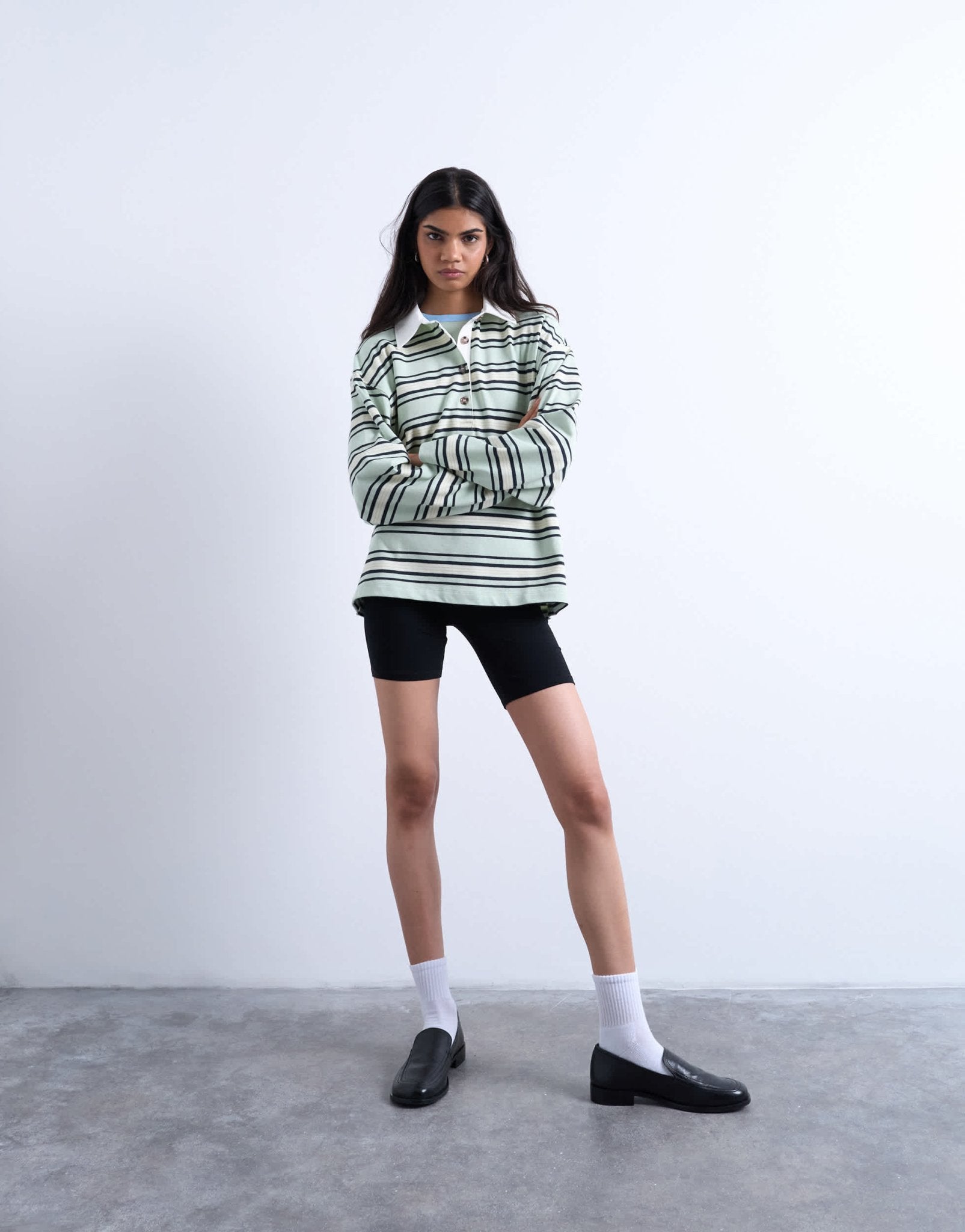 Topshop basic legging short in black - ASOS Sample Sale