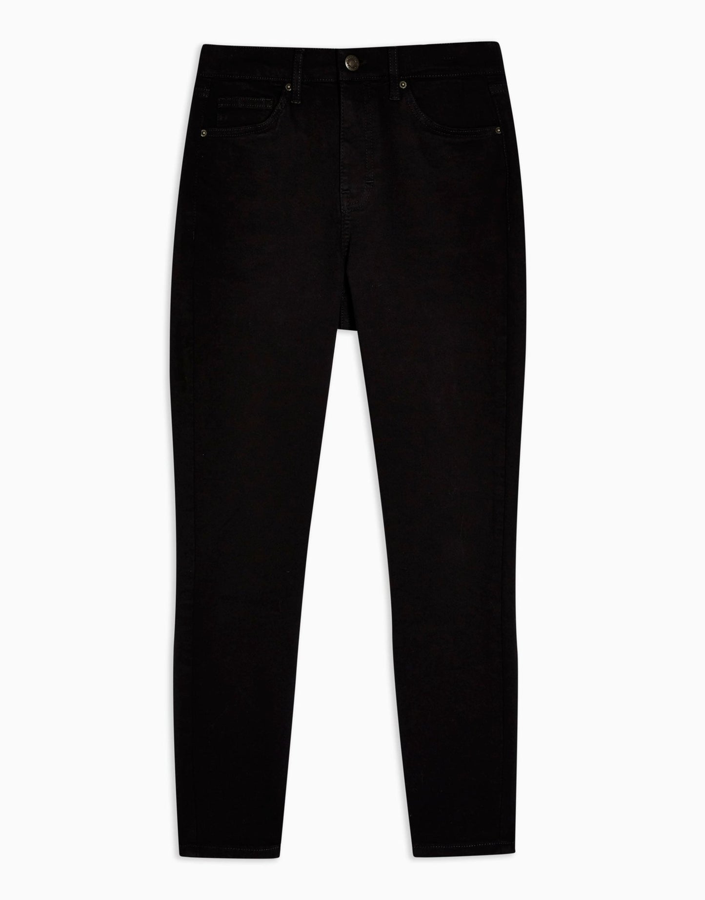 Topshop Petite Jamie jeans in black - ASOS Sample Sale