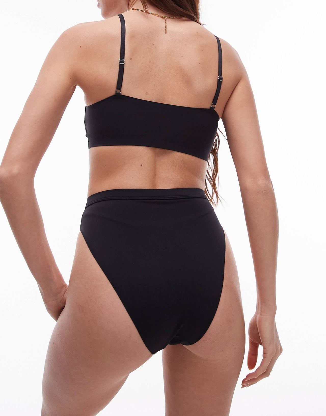 Topshop super soft knicker in black - ASOS Sample Sale