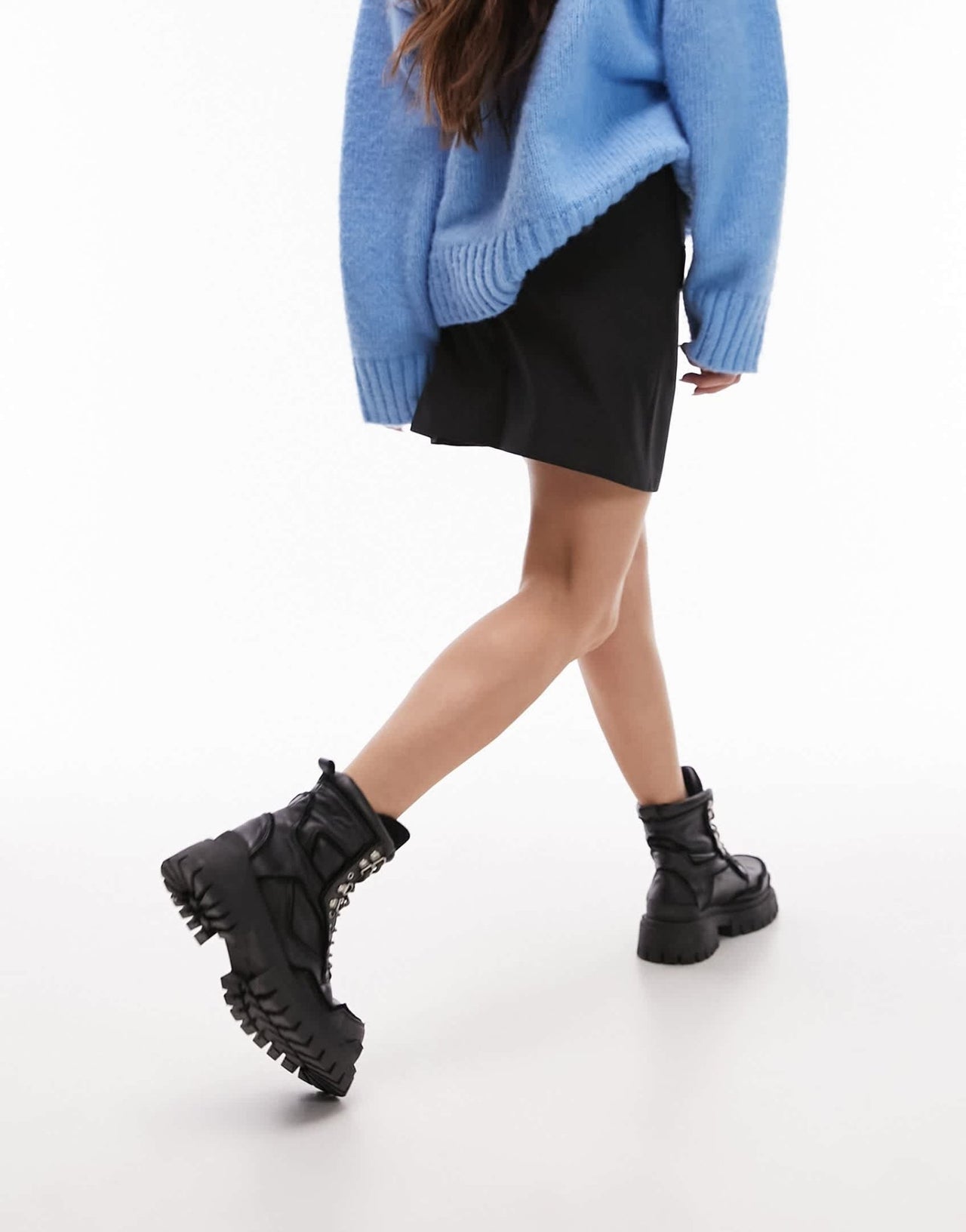 Topshop tailored mini skirt mens re-worked blazer in black - ASOS Sample Sale