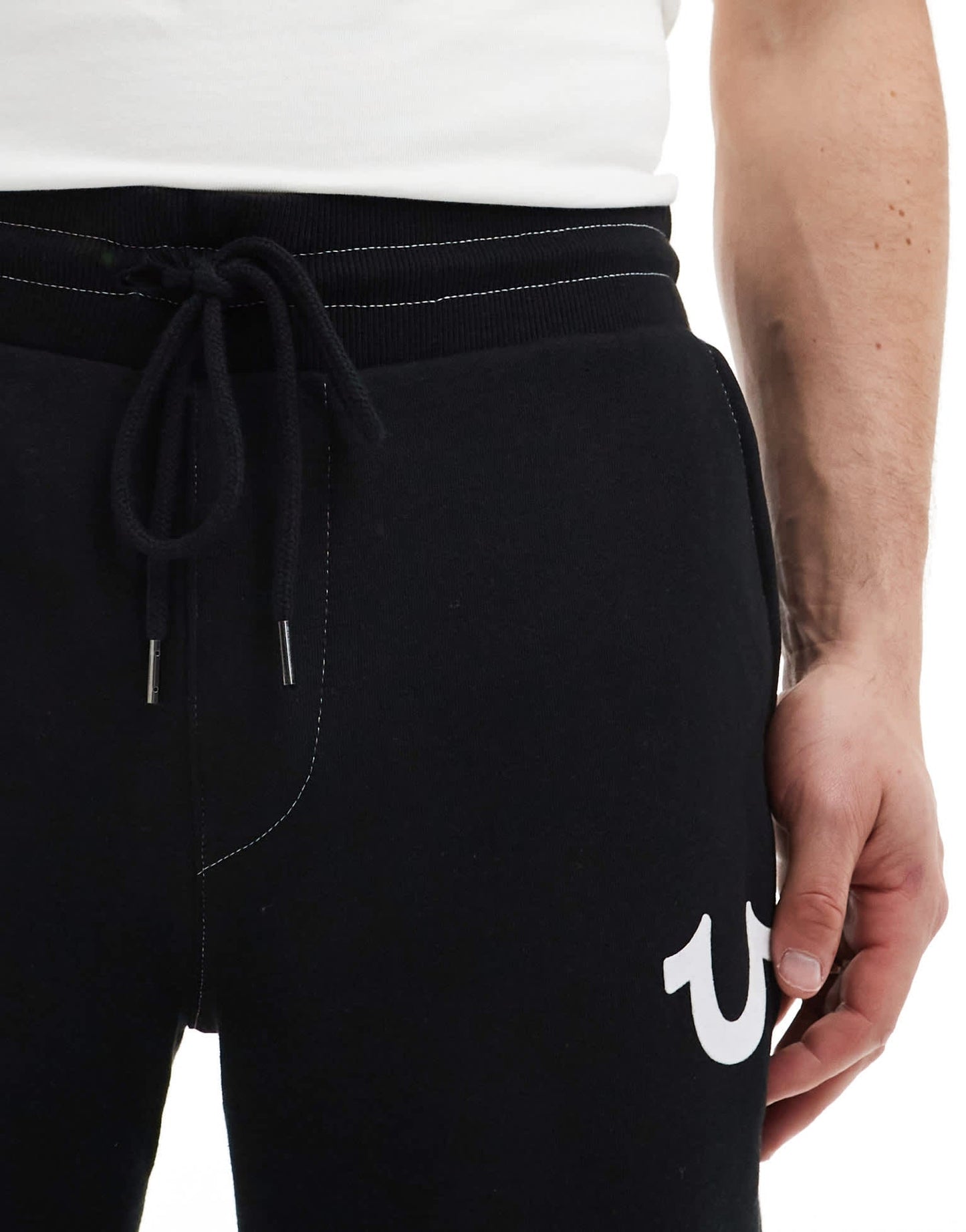 True Religion sweat in black - ASOS Sample Sale