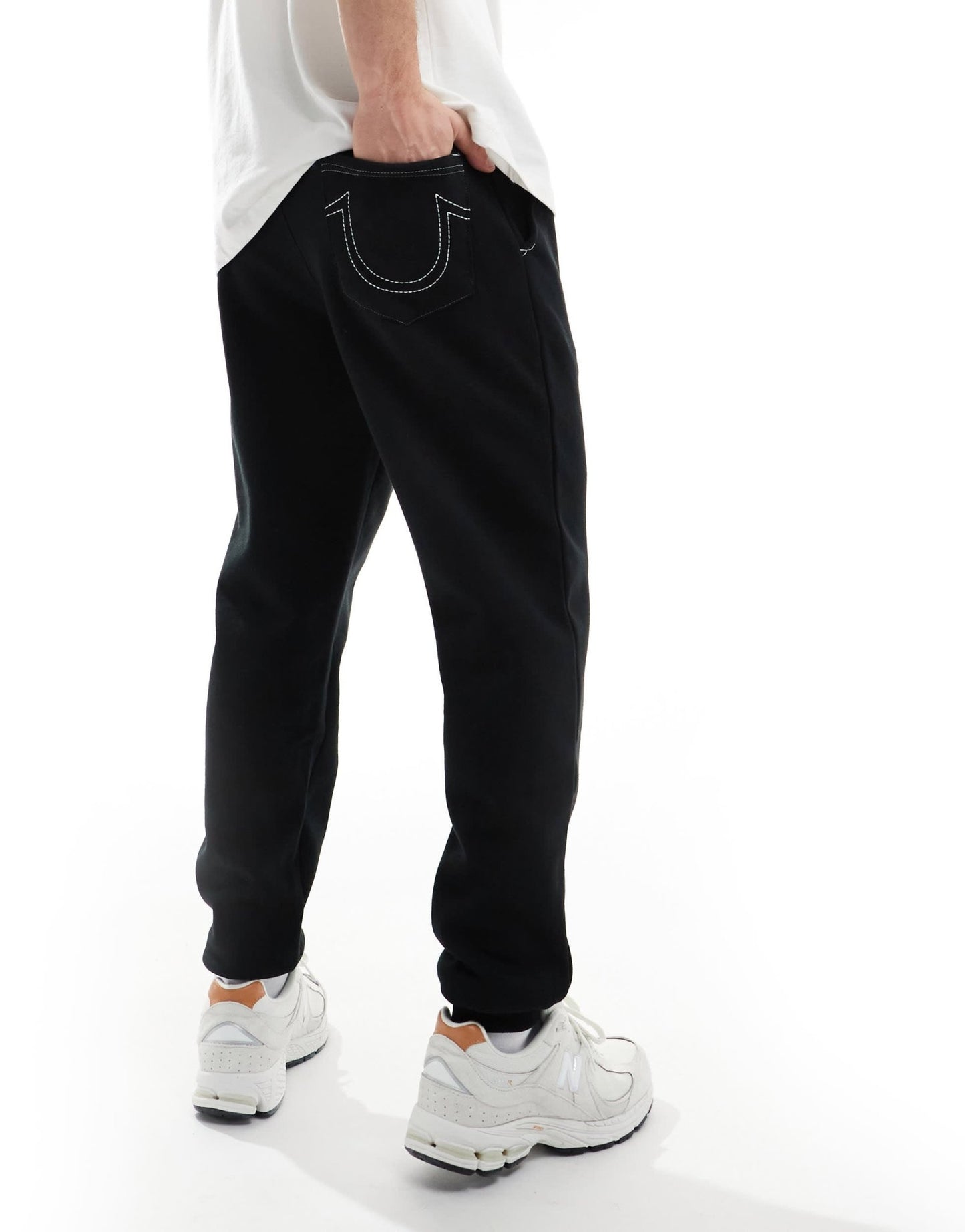 True Religion sweat in black - ASOS Sample Sale