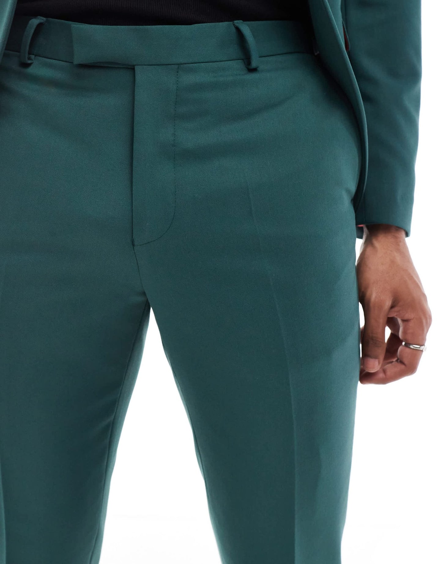 Twisted Tailor suit trousers dark green - ASOS Sample Sale