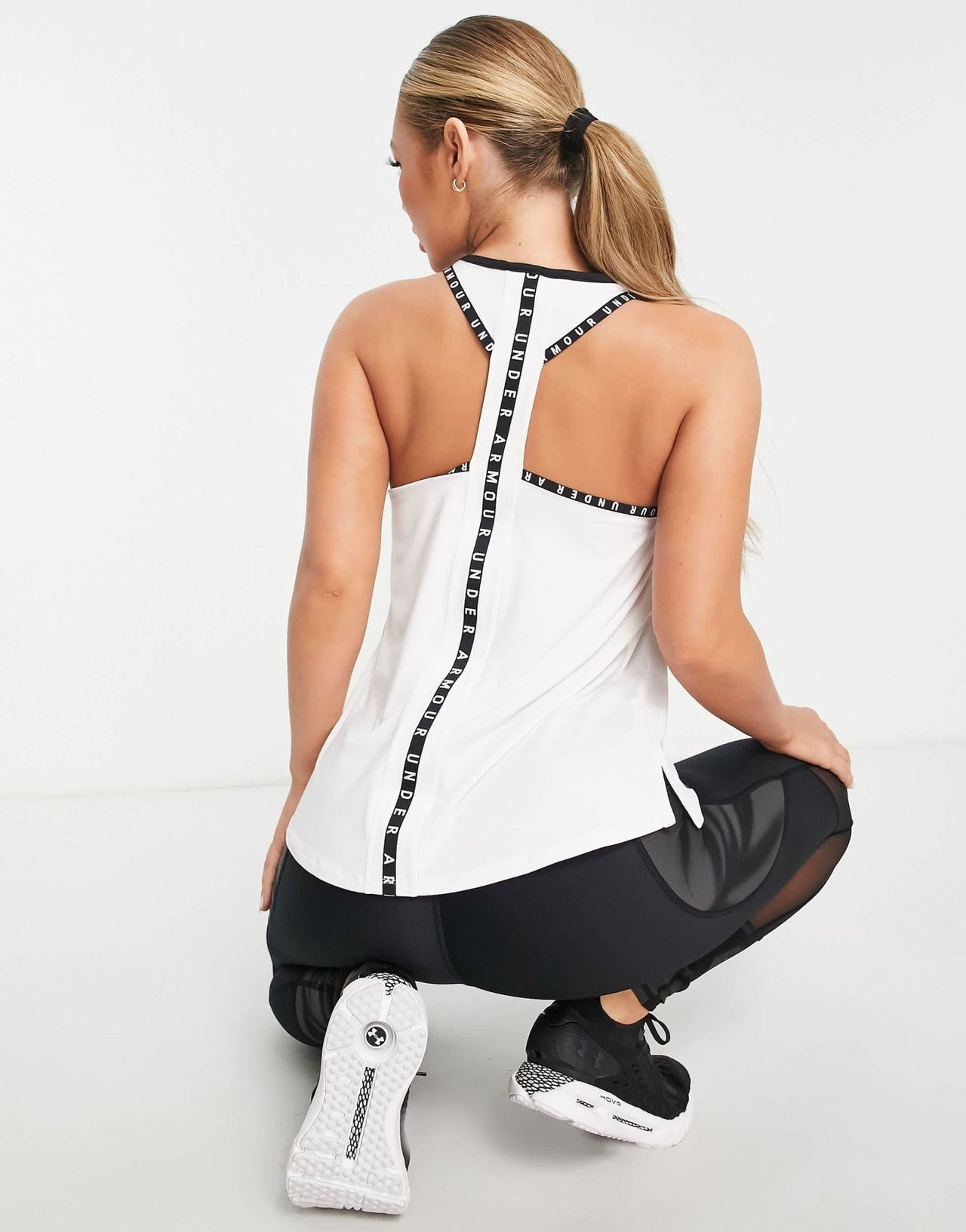 Under Armour Knockout vest in white - ASOS Sample Sale
