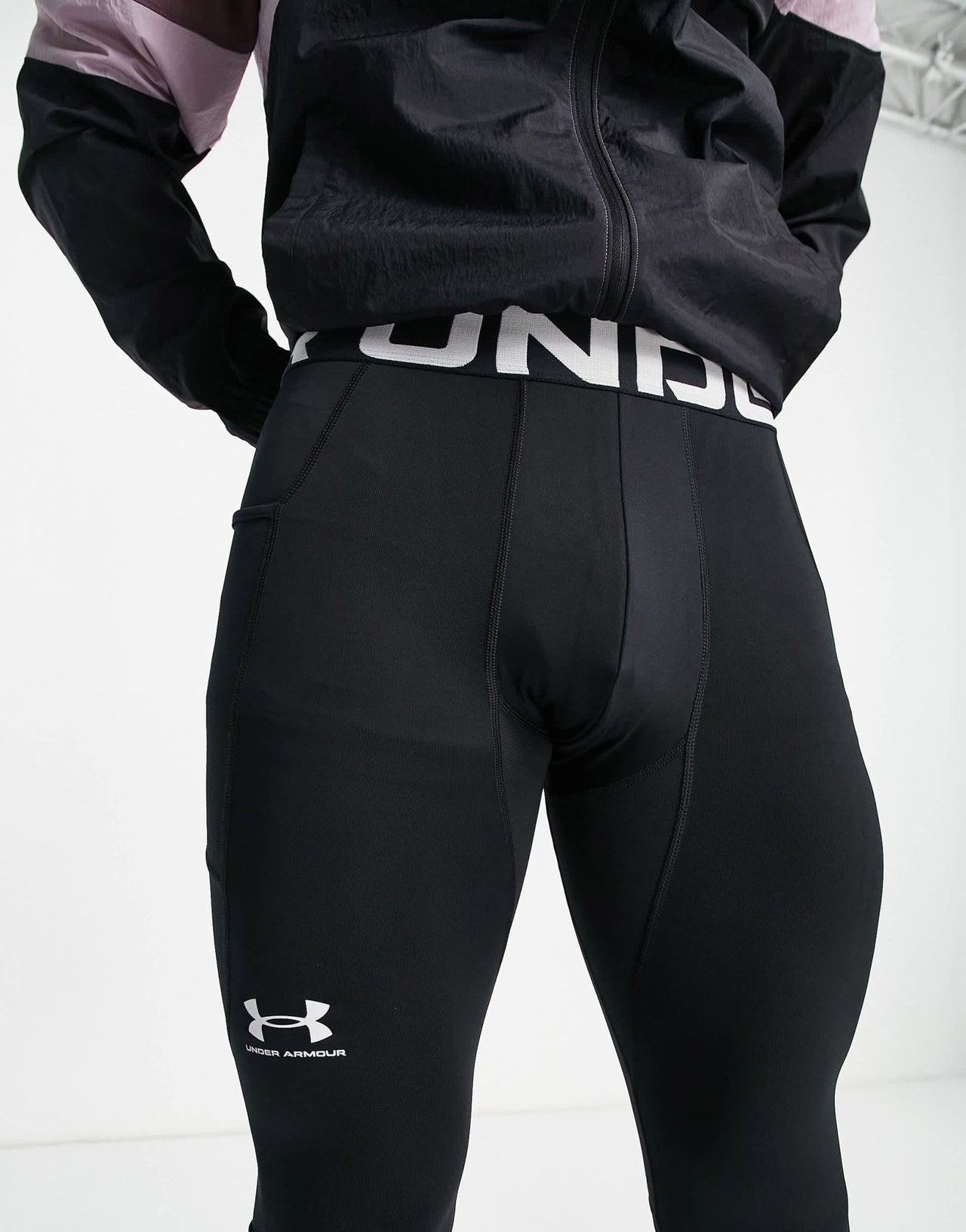 Under Armour logo waistband leggings in black - ASOS Sample Sale