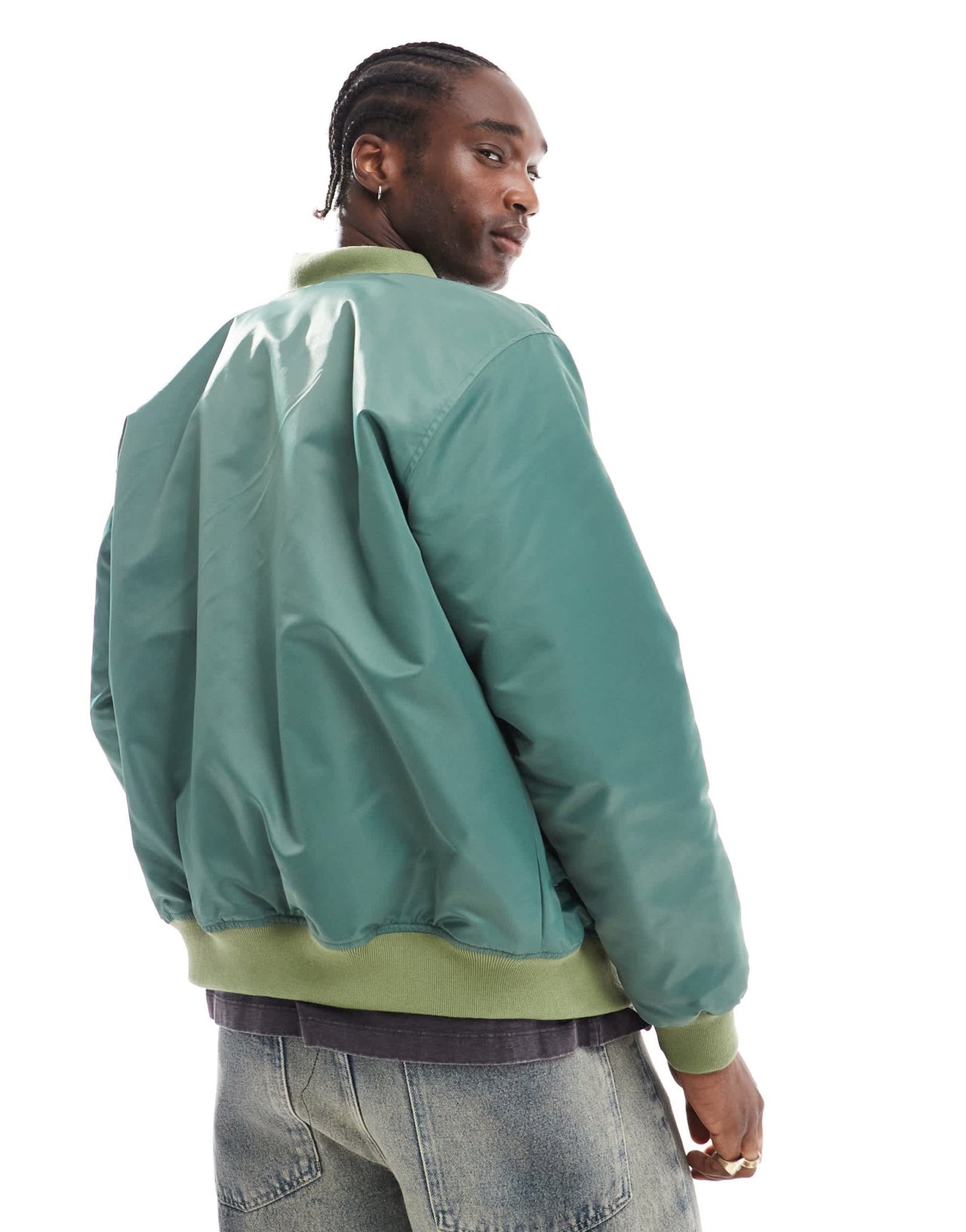 Vans copley bomber jacket in dark green - ASOS Sample Sale