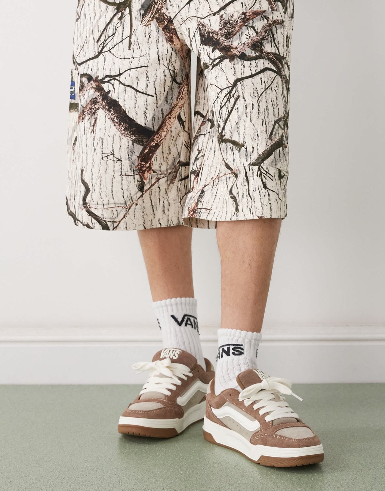 Vans Hylane chunky suede trainers in two tone tan - ASOS Sample Sale