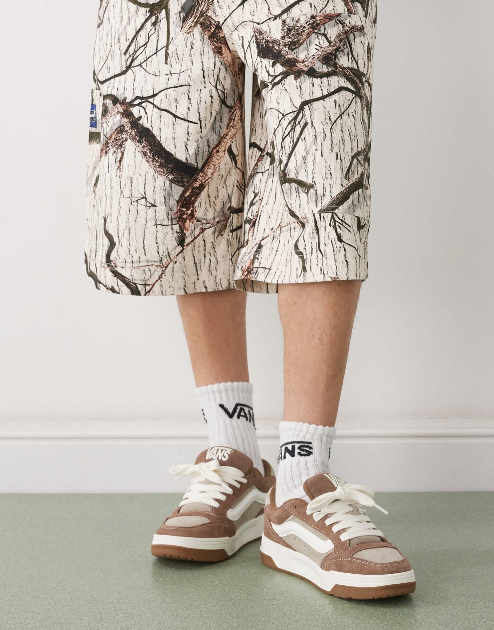 Vans Hylane chunky suede trainers in two tone tan - ASOS Sample Sale