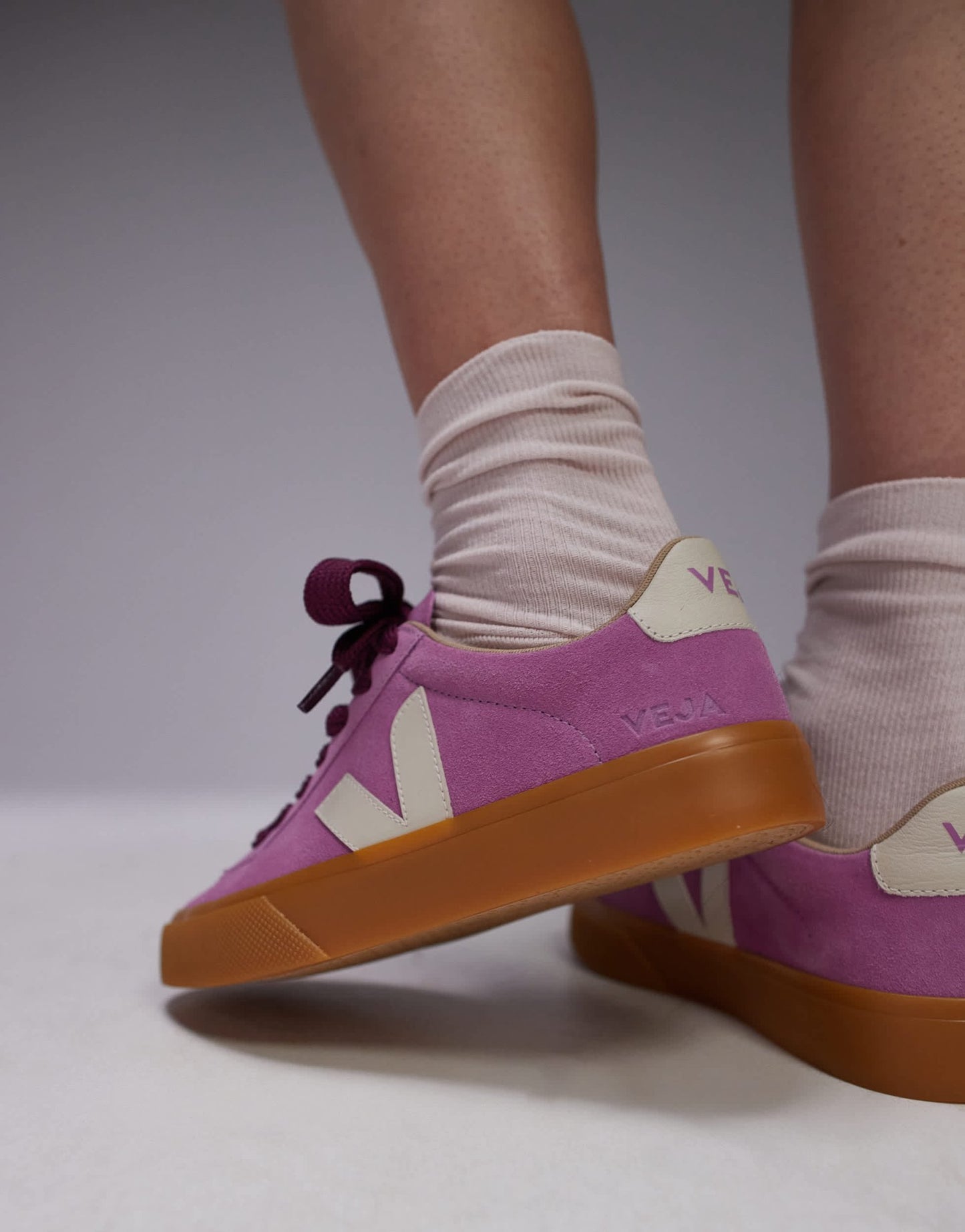 VEJA Campo bold suede trainer in pink - ASOS Sample Sale