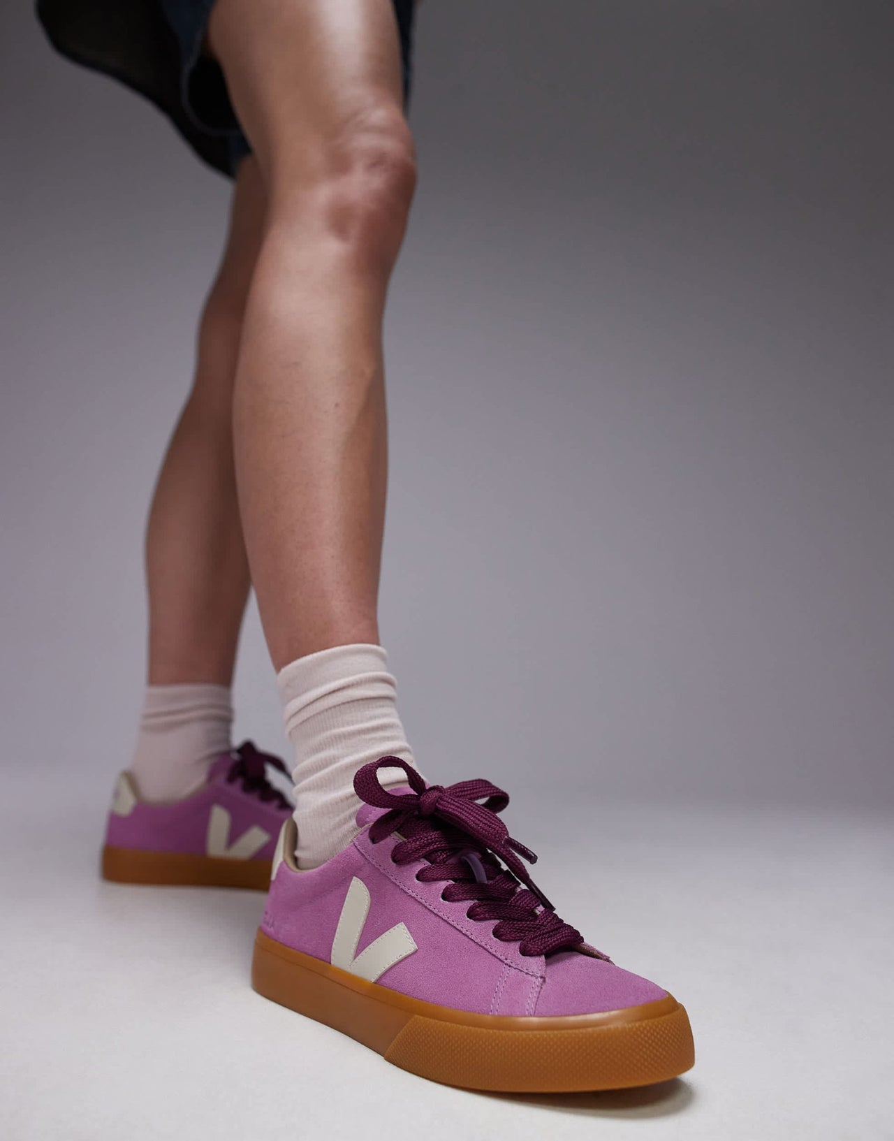 VEJA Campo bold suede trainer in pink - ASOS Sample Sale