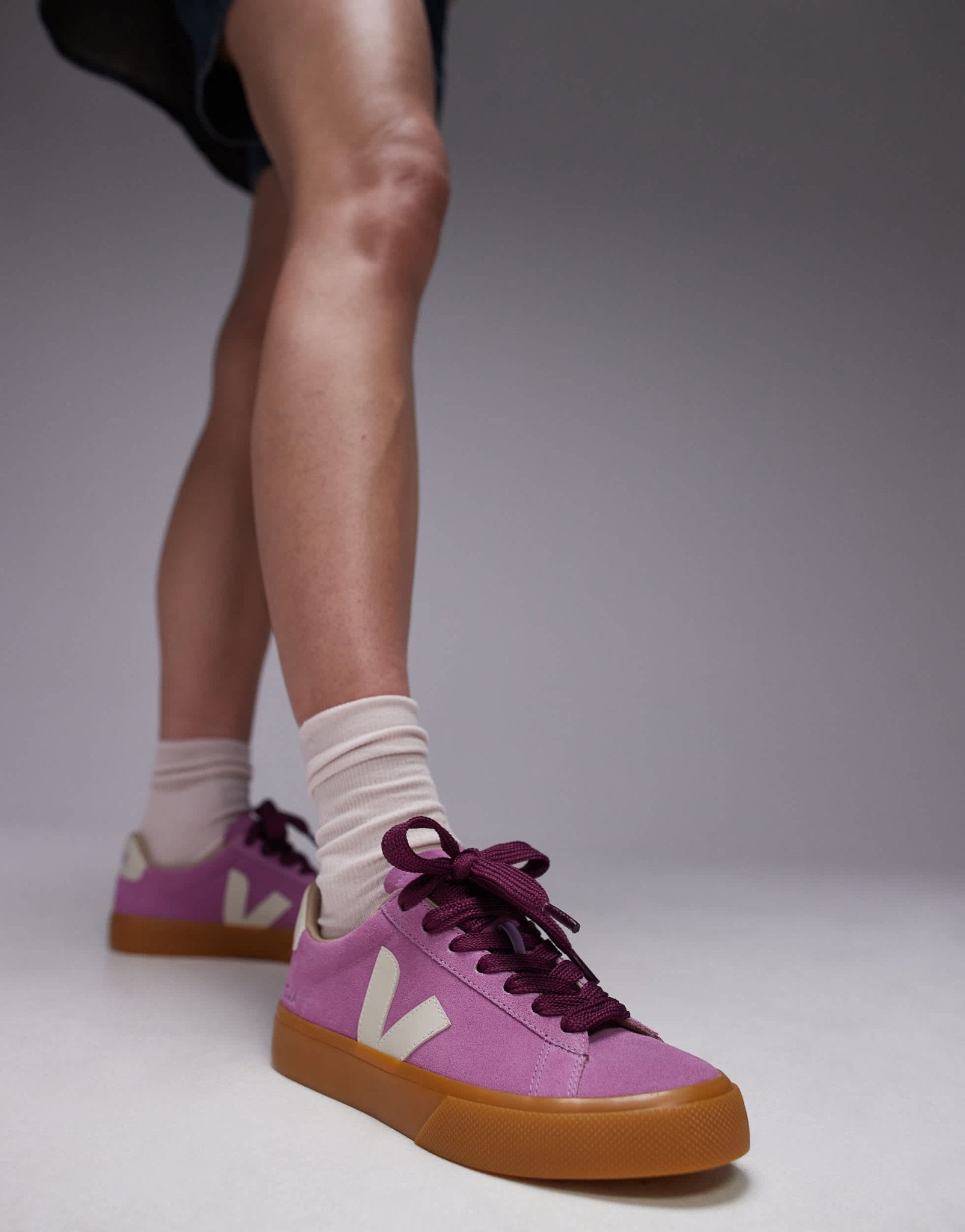 VEJA Campo bold suede trainer in pink - ASOS Sample Sale