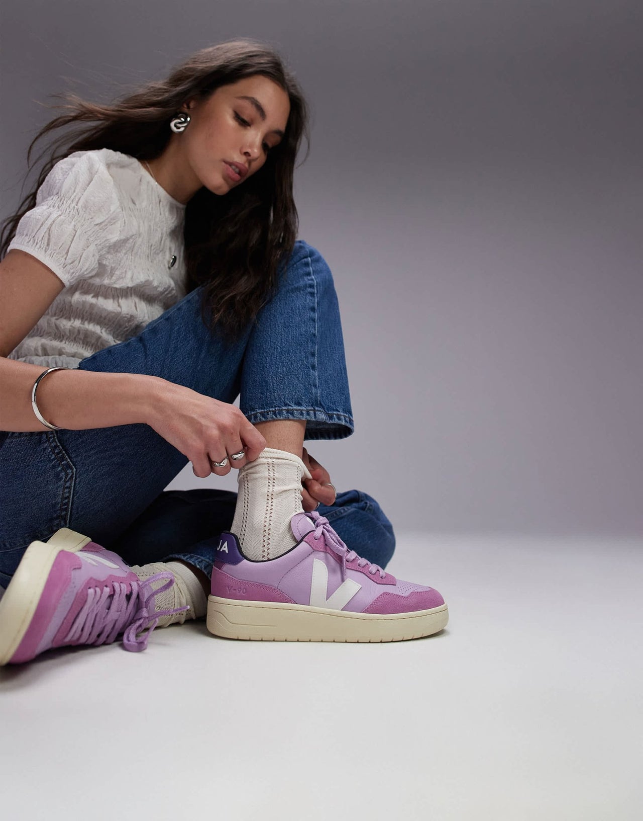 VEJA V - 90 trainer in pink - ASOS Sample Sale