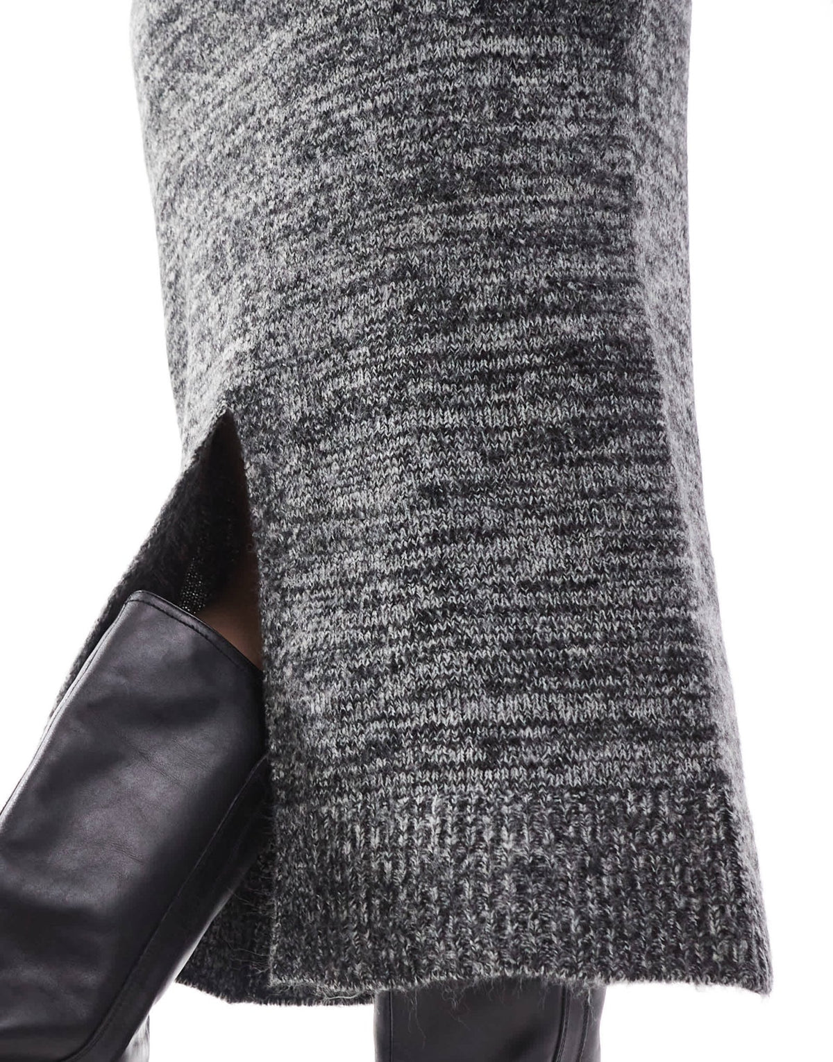 Vero Moda knitted midi skirt co - ord in mono melange - ASOS Sample Sale