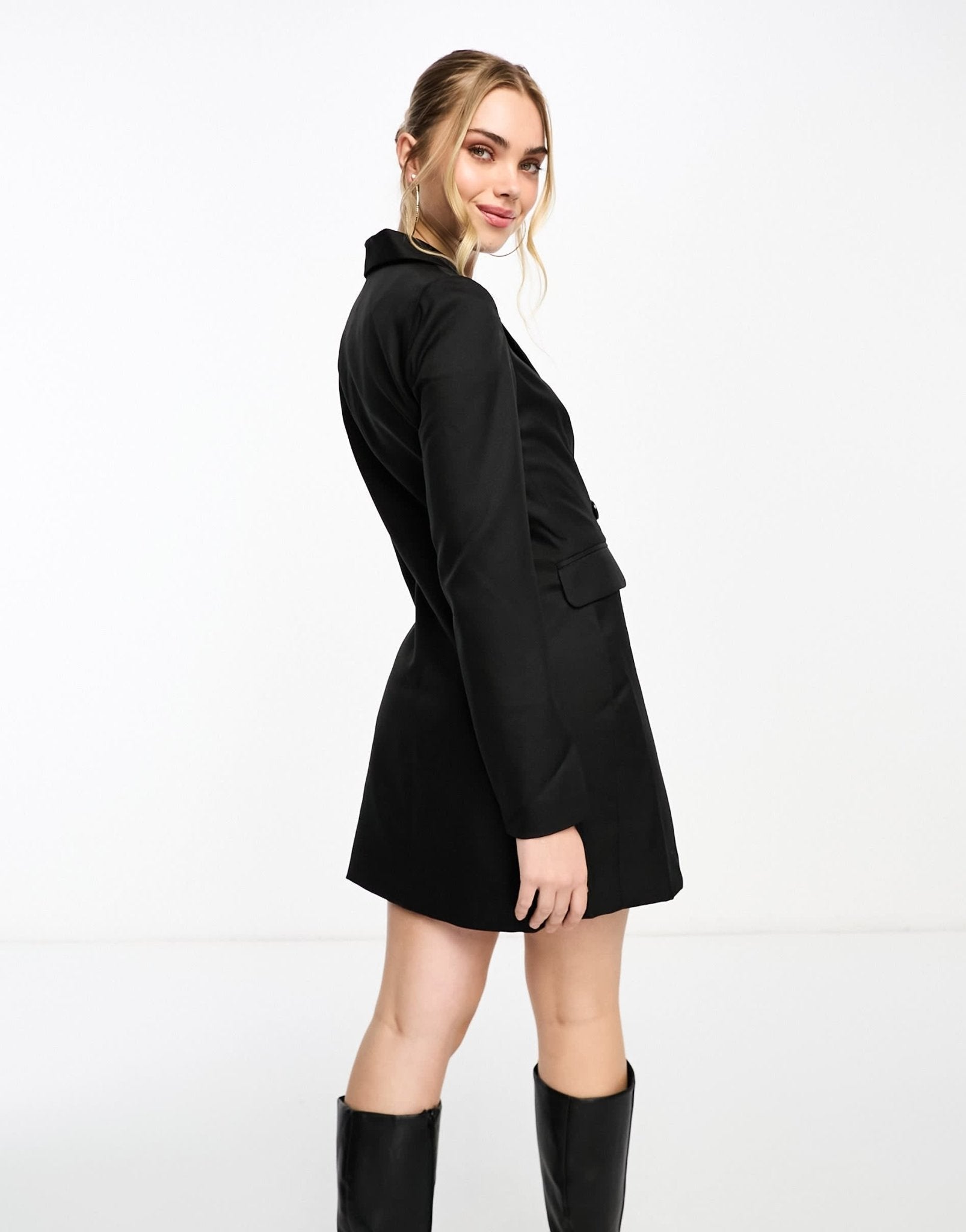 Vero Moda tailored blazer mini dress in black - ASOS Sample Sale
