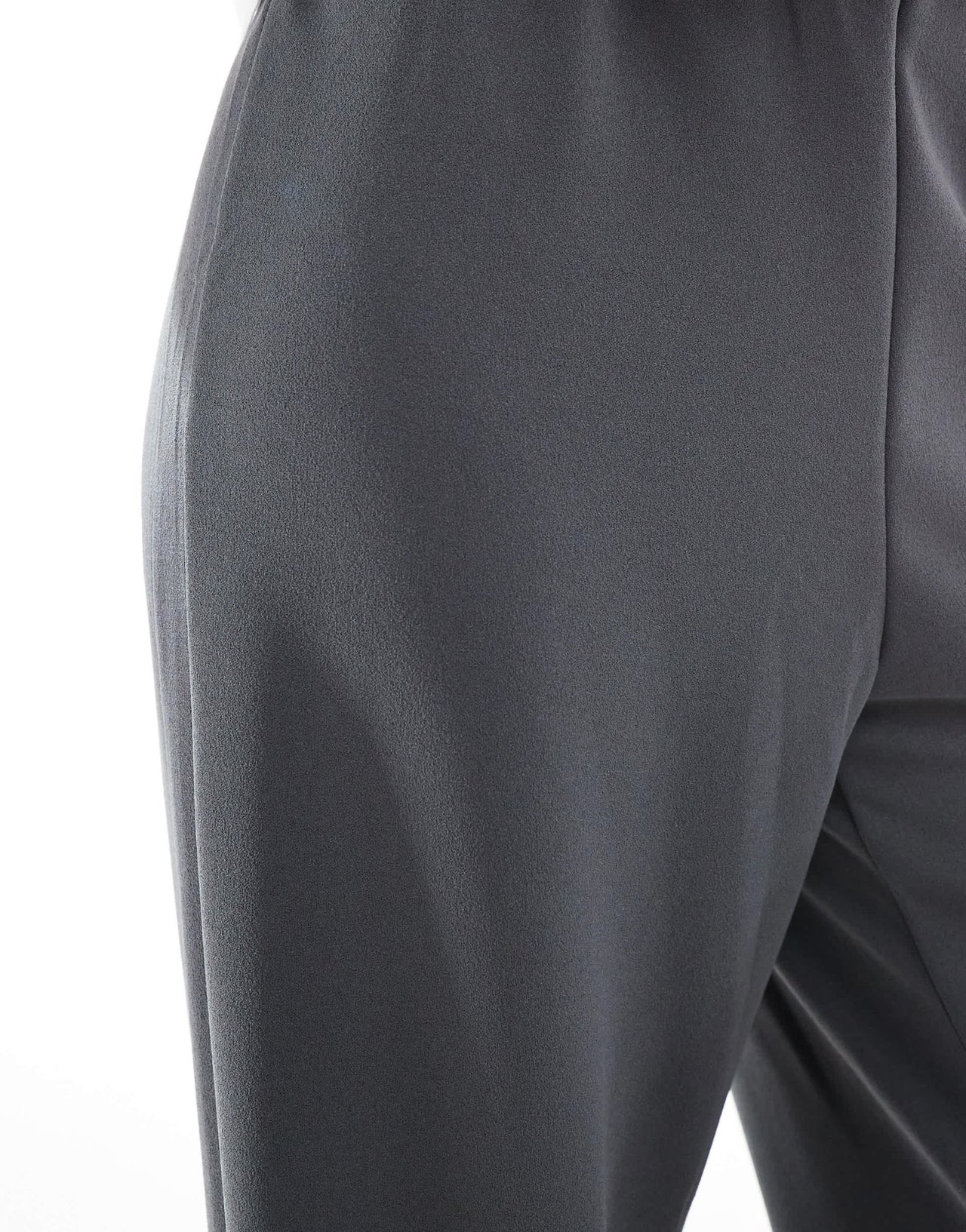 Vero Moda Tall loose pull on trousers in grey pinstripe - ASOS Sample Sale