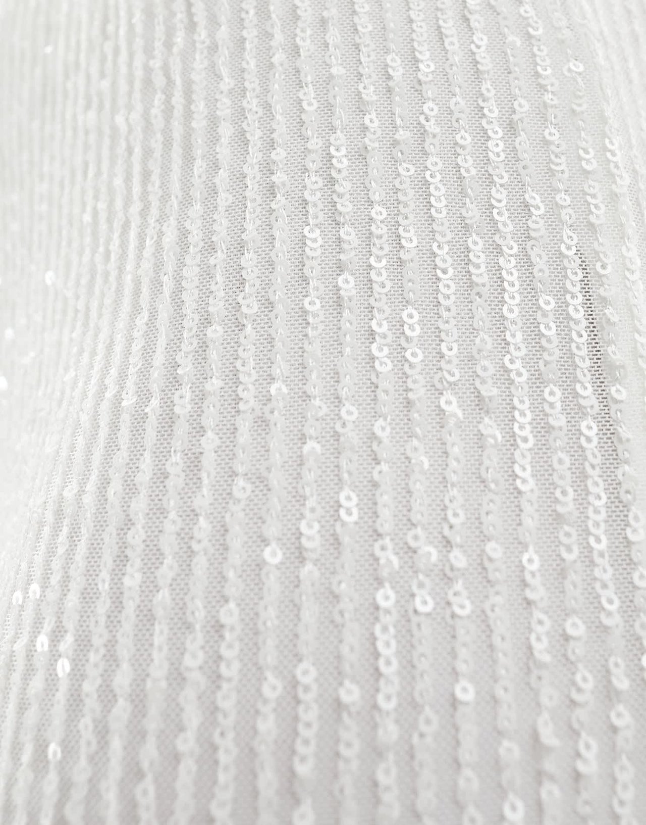 Vila Bridal sequin wide leg trouser co - ord in white - ASOS Sample Sale
