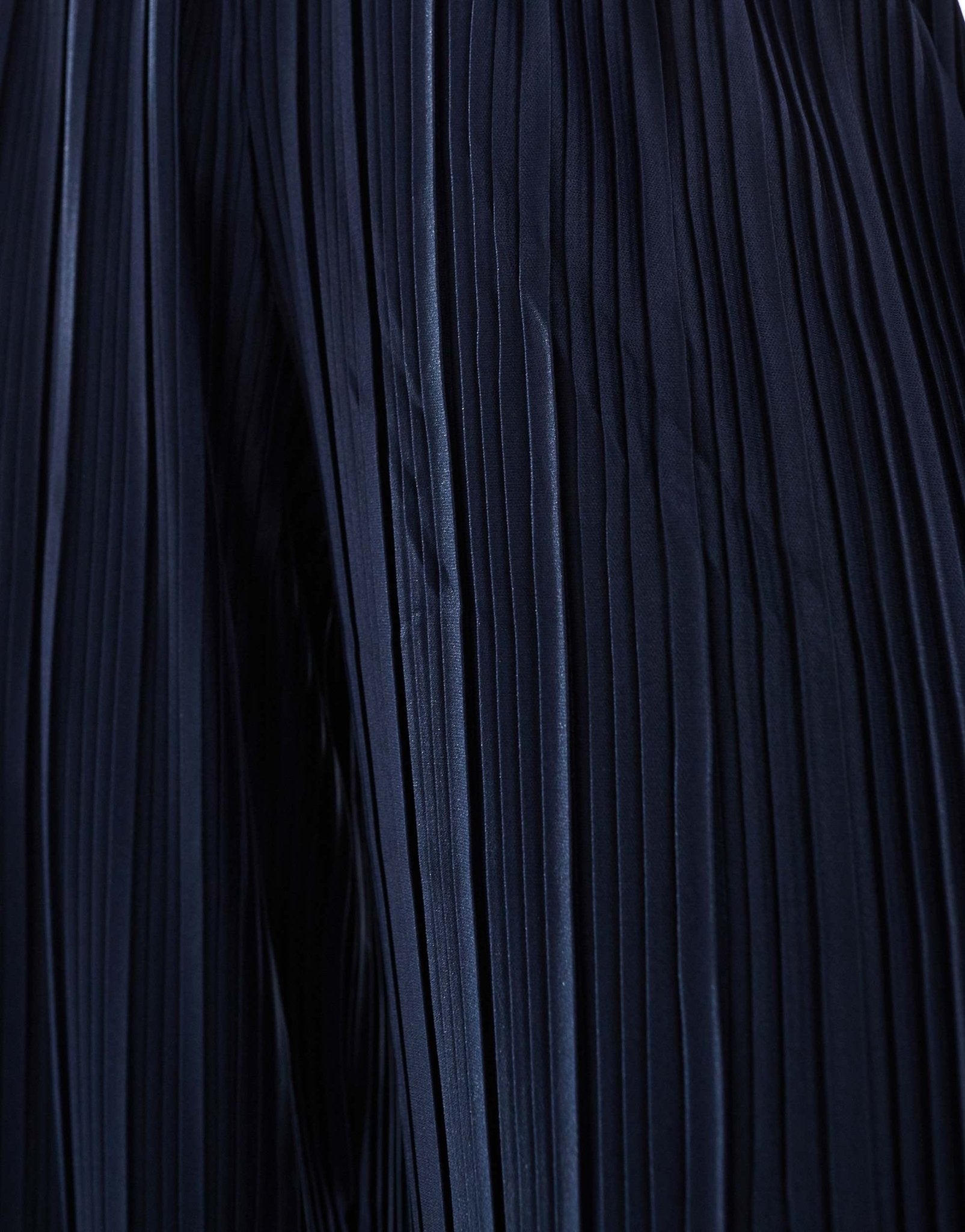 Vila plisse wide leg trouser co - ord in navy - ASOS Sample Sale