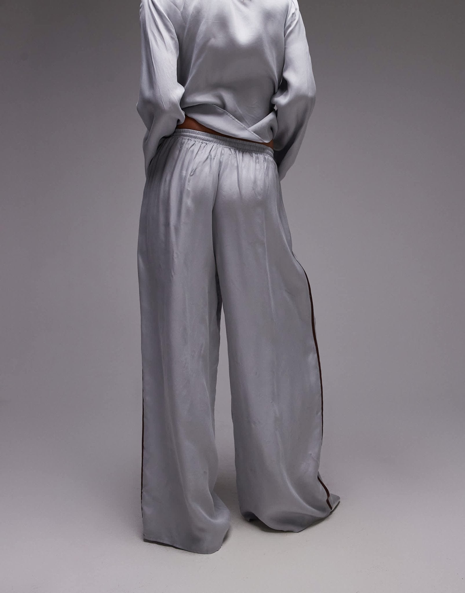VRG GRL moonscapes pants in powder blue - ASOS Sample Sale