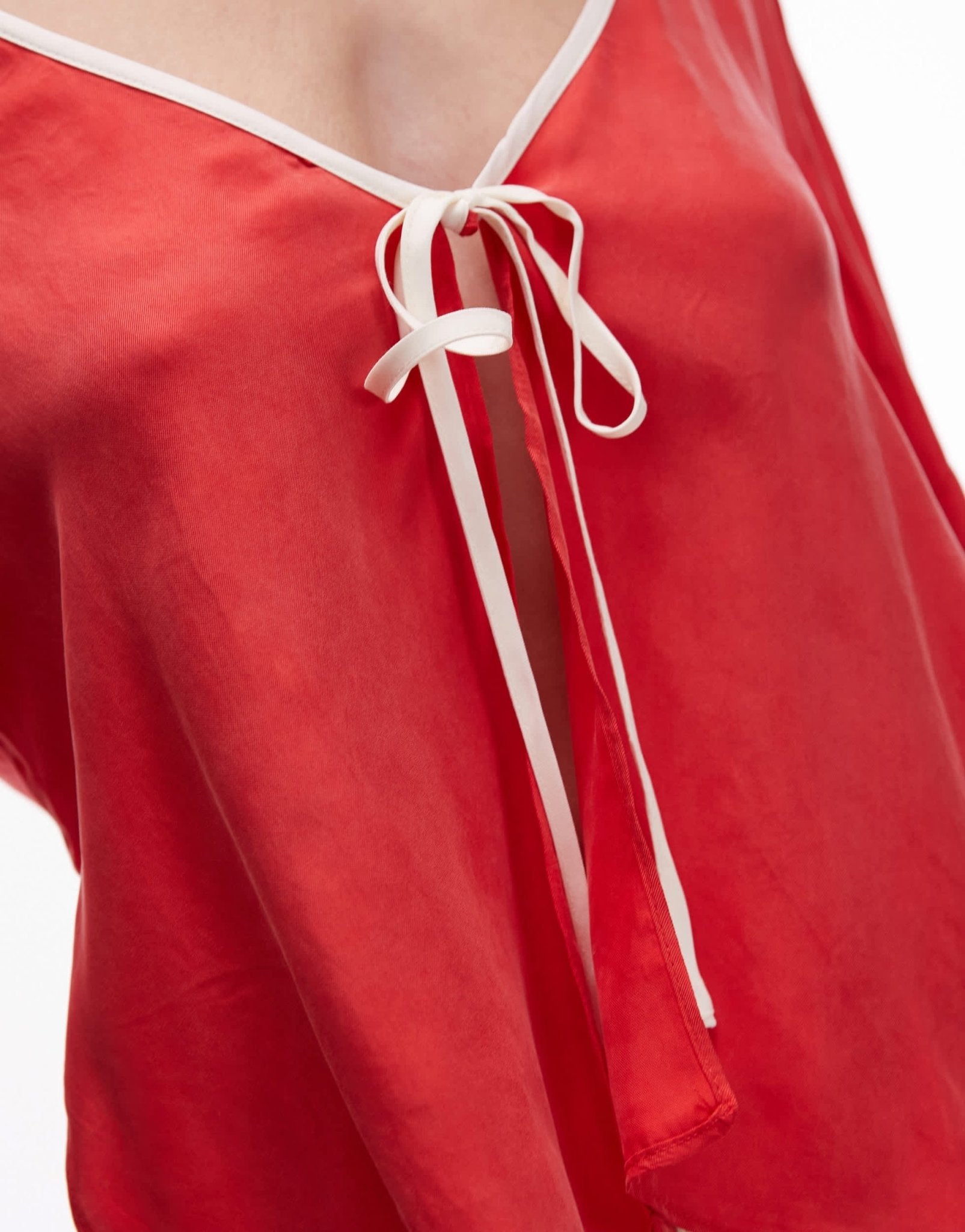 VRG GRL moonscapes top in chilli - ASOS Sample Sale