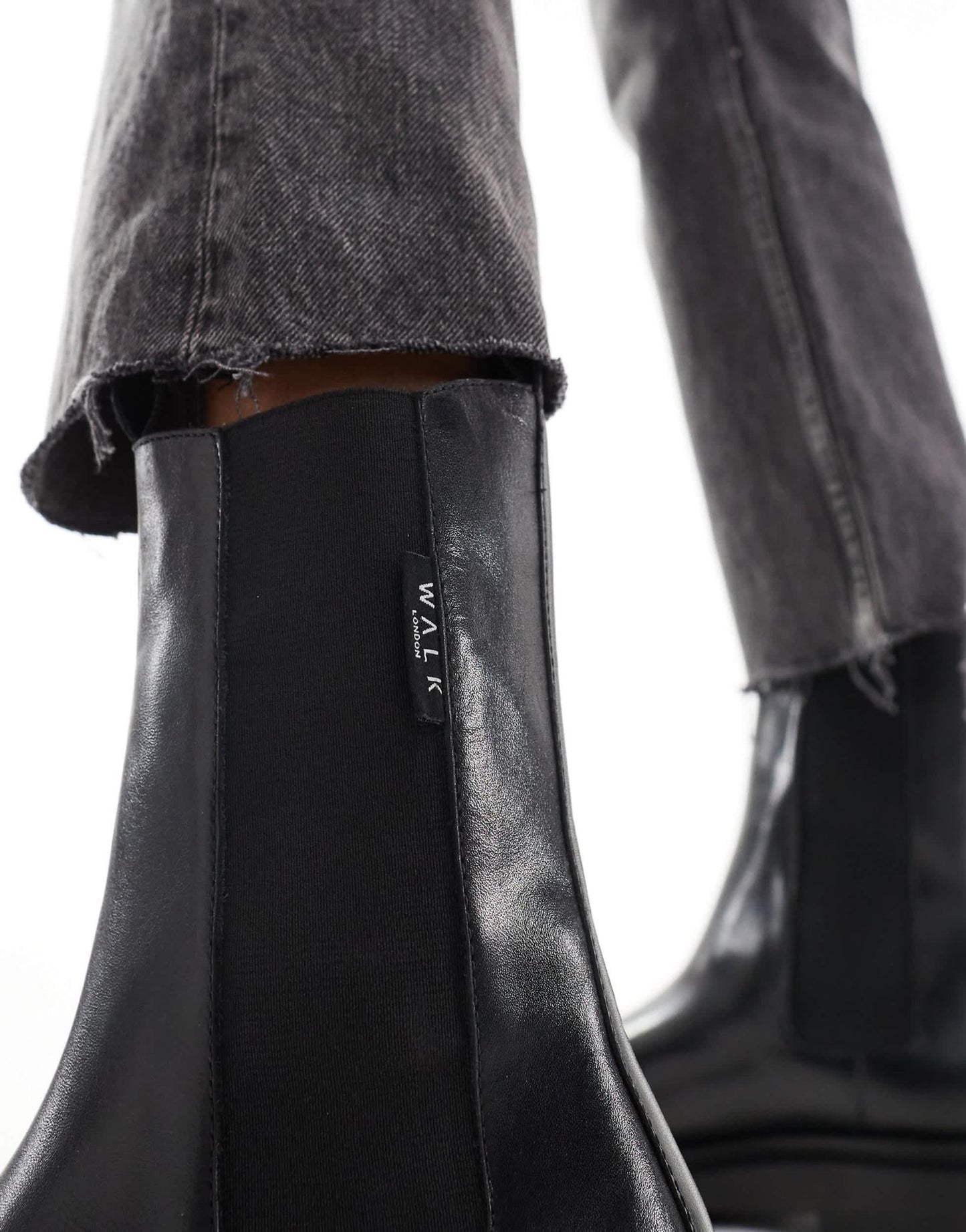 Walk London Dana chelsea loafer in black leather - ASOS Sample Sale