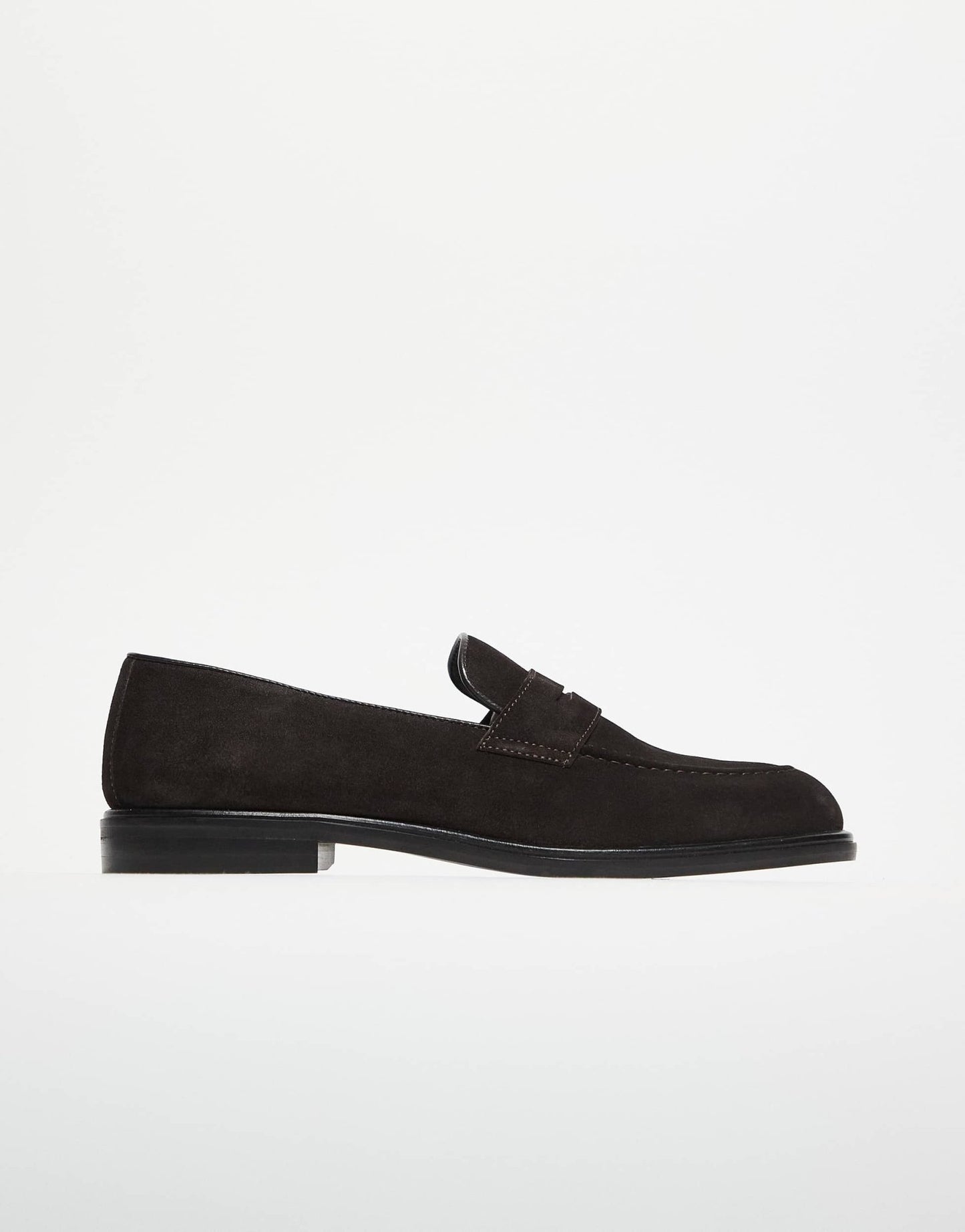 Walk London Putney saddle loafer in brown suede - ASOS Sample Sale