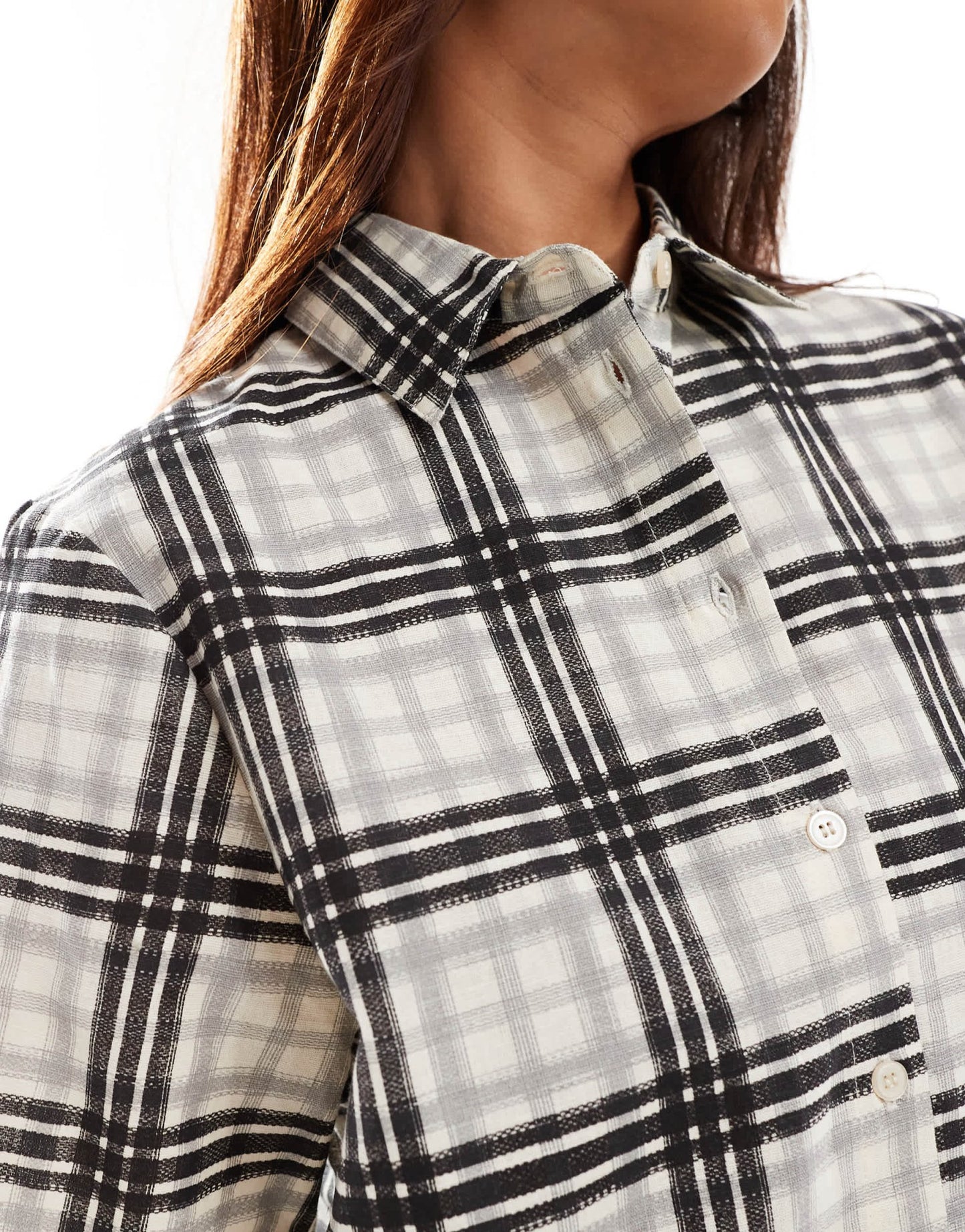Wednesday's Girl short sleeve striped relaxed shirt co - ord in multi - ASOS Sample Sale