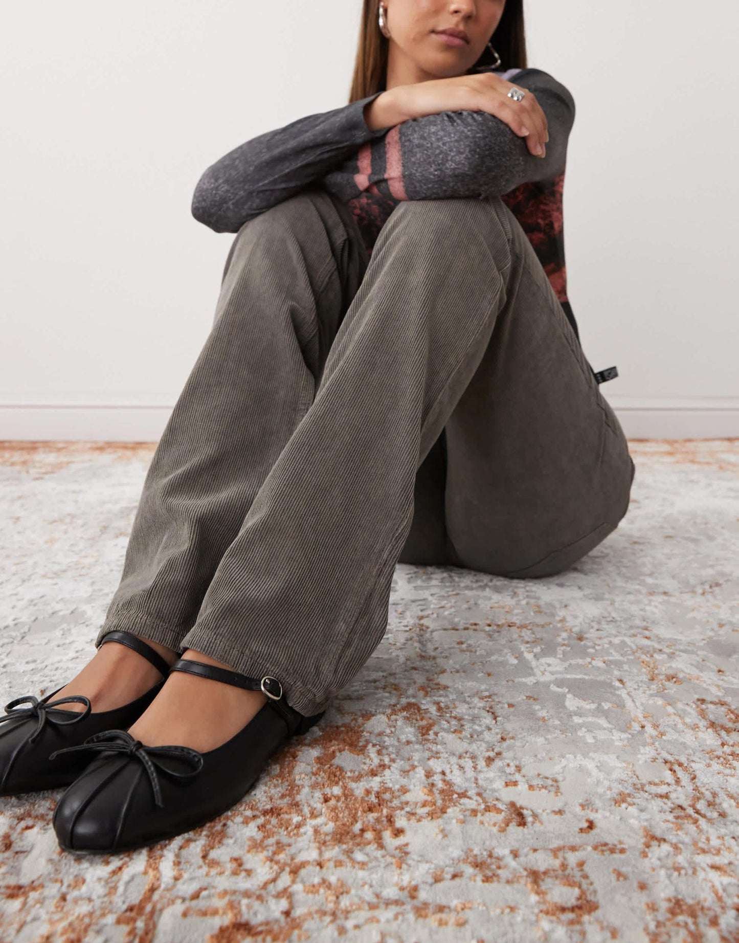 Weekday cord trousers in dark khaki - ASOS Sample Sale