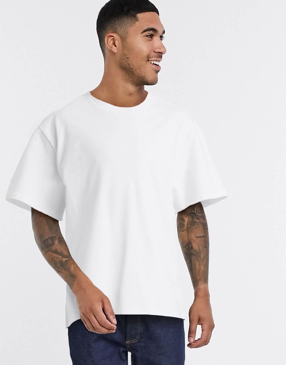 Weekday great flow t-shirt in white - ASOS Sample Sale