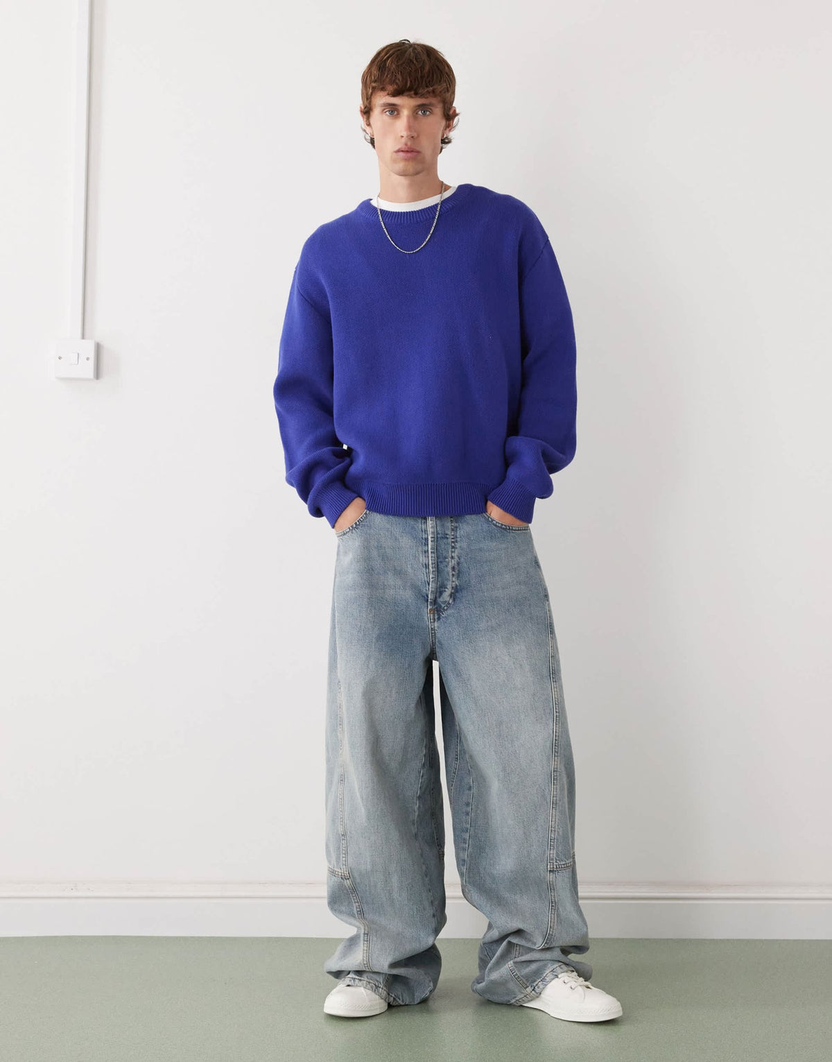 Weekday jumper in blue exclusive to ASOS - ASOS Sample Sale