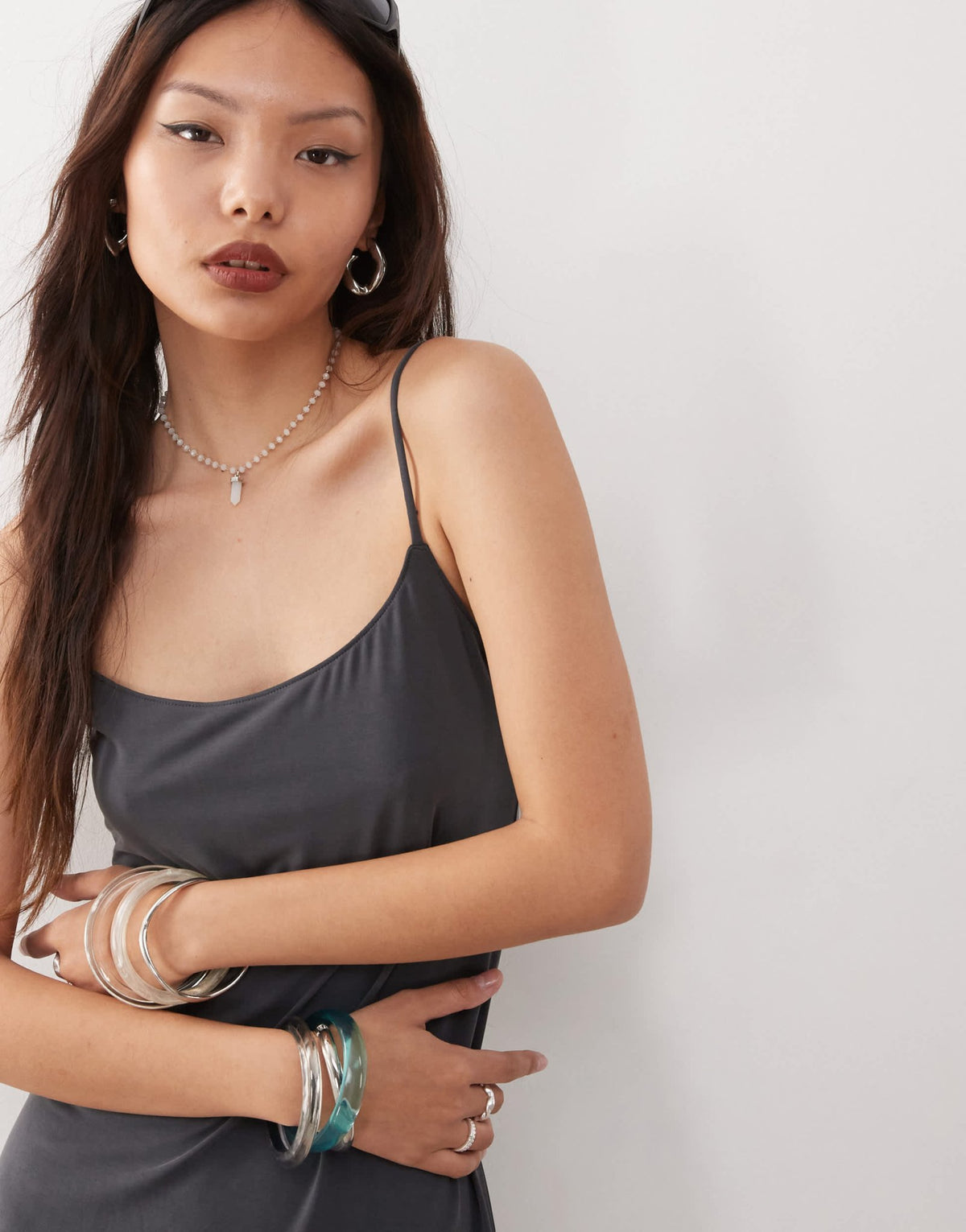 Weekday mini dress in black - ASOS Sample Sale
