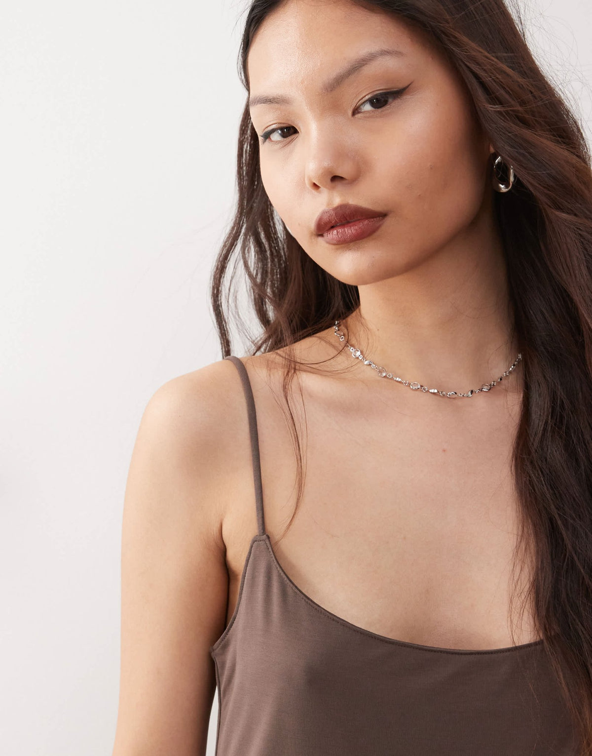 Weekday mini dress in brown - ASOS Sample Sale