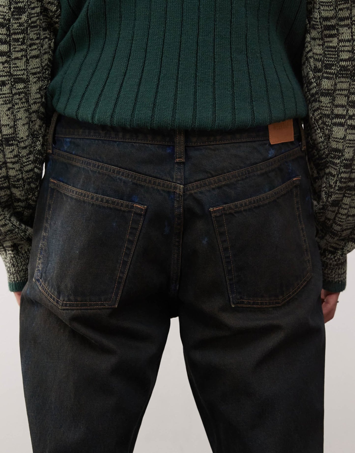 Weekday Motion slim slightly bootcut jeans in dark blue wash - ASOS Sample Sale