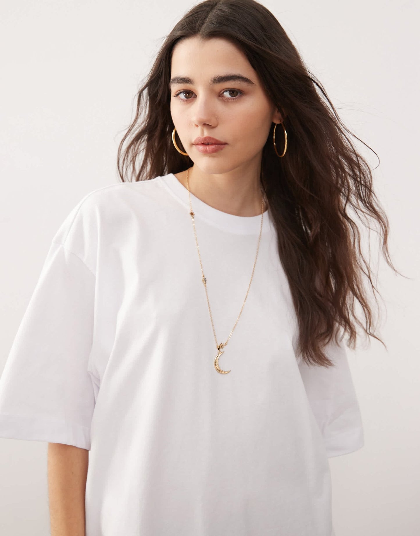 Weekday oversized t-shirt in white - ASOS Sample Sale