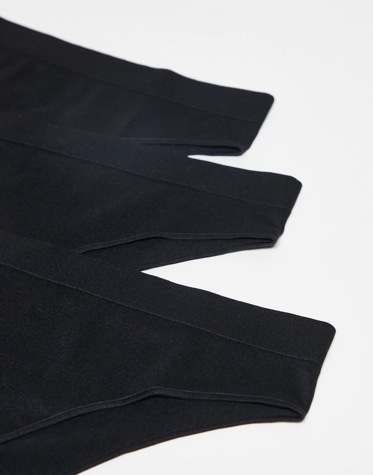 Weekday soft seamless brief 3-pack in black - ASOS Sample Sale