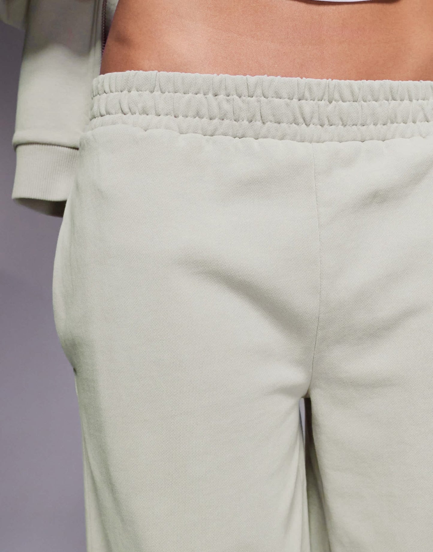 Weekend Collective heavyweight barrel leg jogger co-ord in washed sage green - ASOS Sample Sale