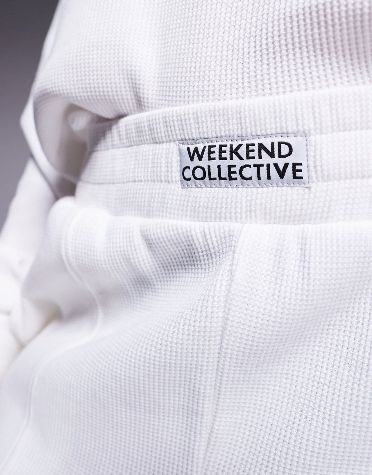 Weekend Collective waffle jogger co - ord in cream - ASOS Sample Sale