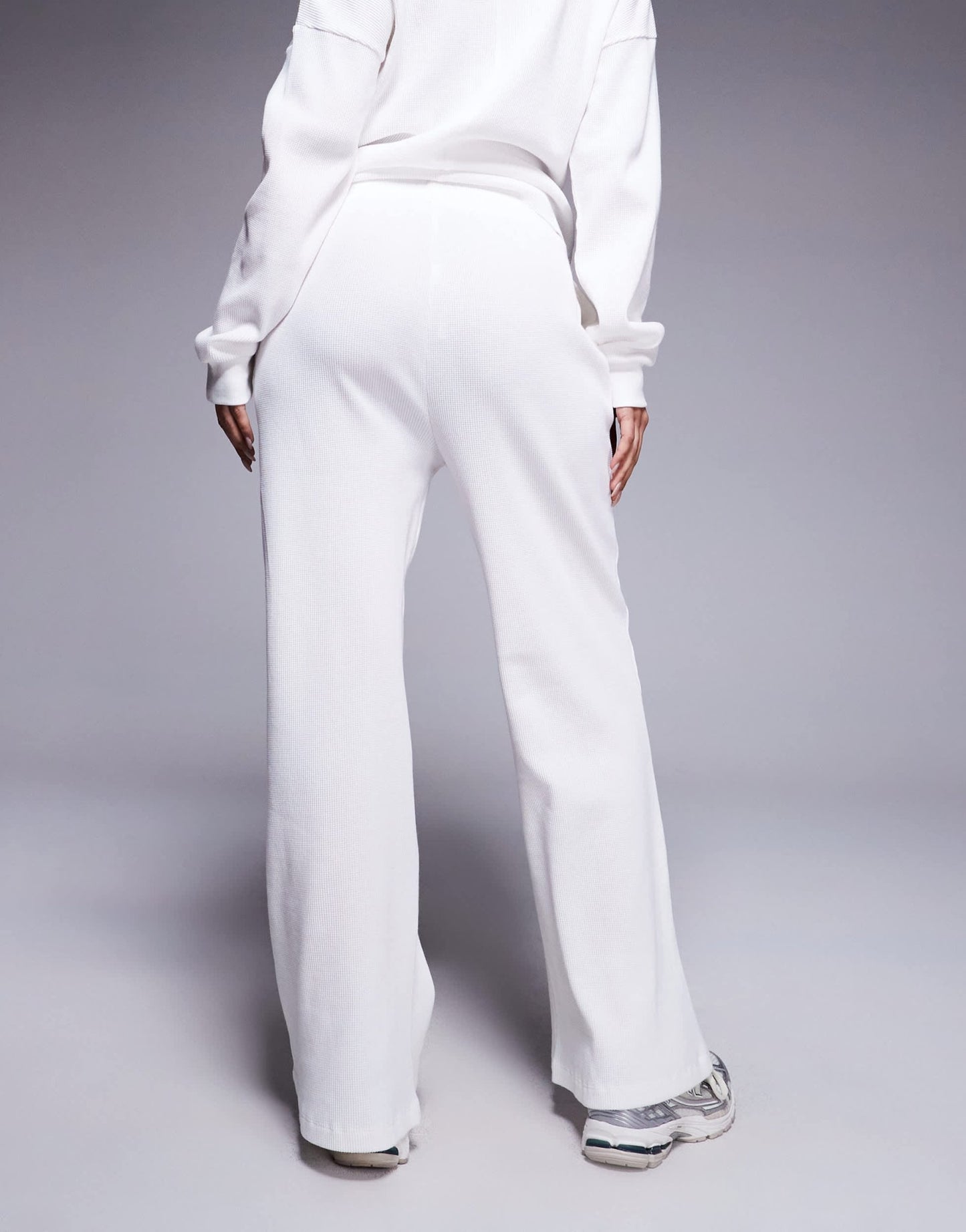 Weekend Collective waffle jogger co - ord in cream - ASOS Sample Sale