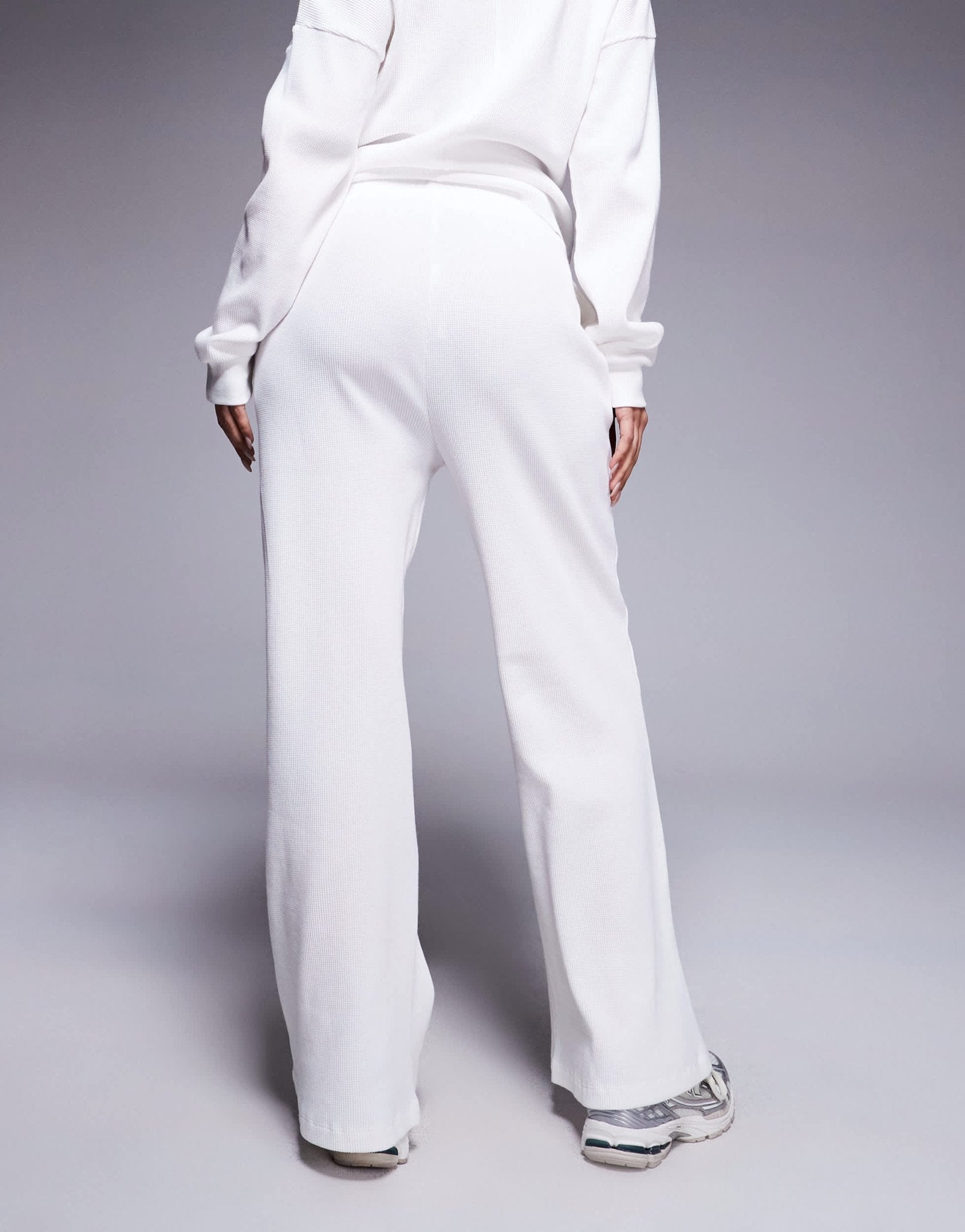 Weekend Collective waffle jogger co - ord in cream - ASOS Sample Sale
