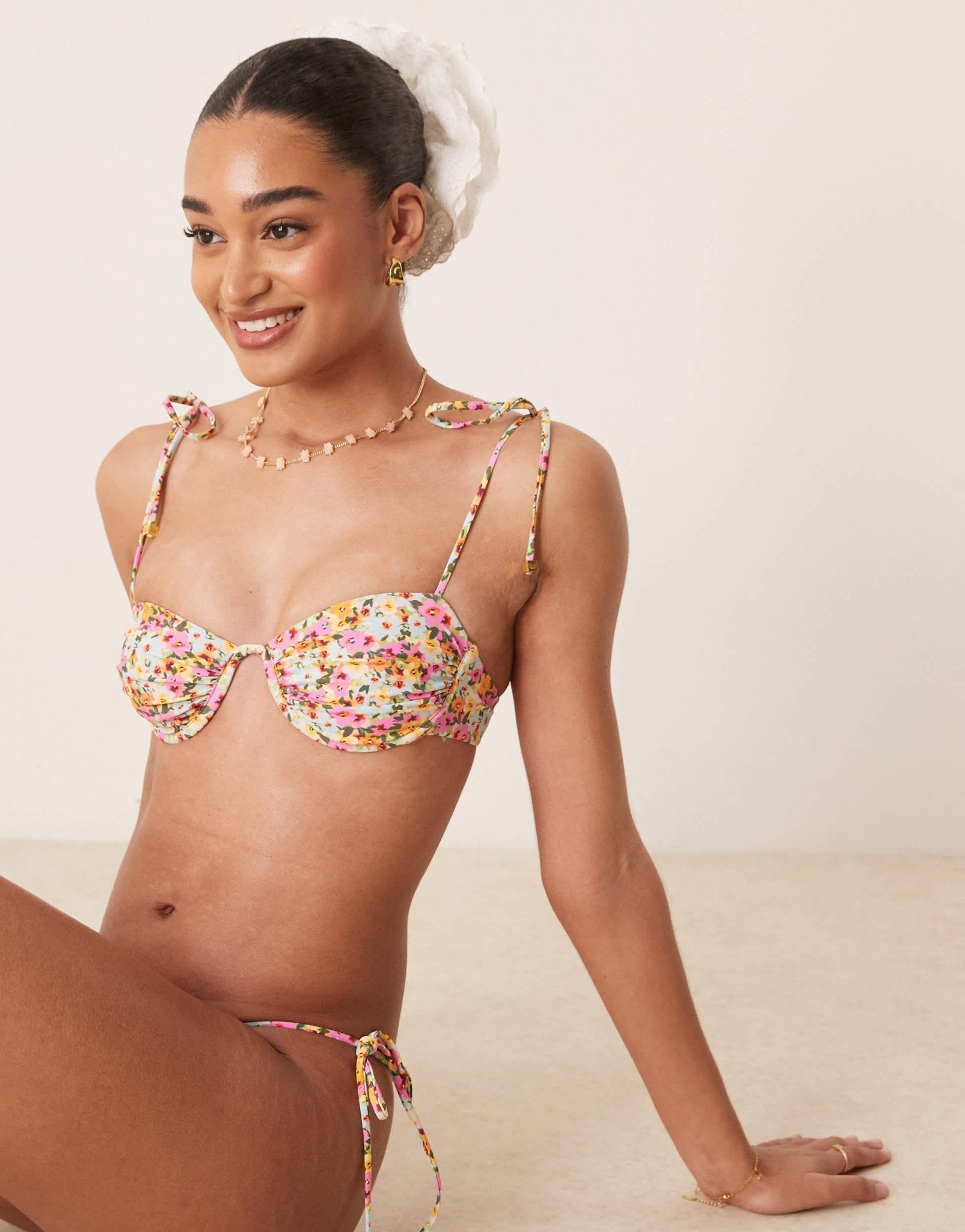 Wild Lovers Tropicana underwire bikini top in multi - ASOS Sample Sale