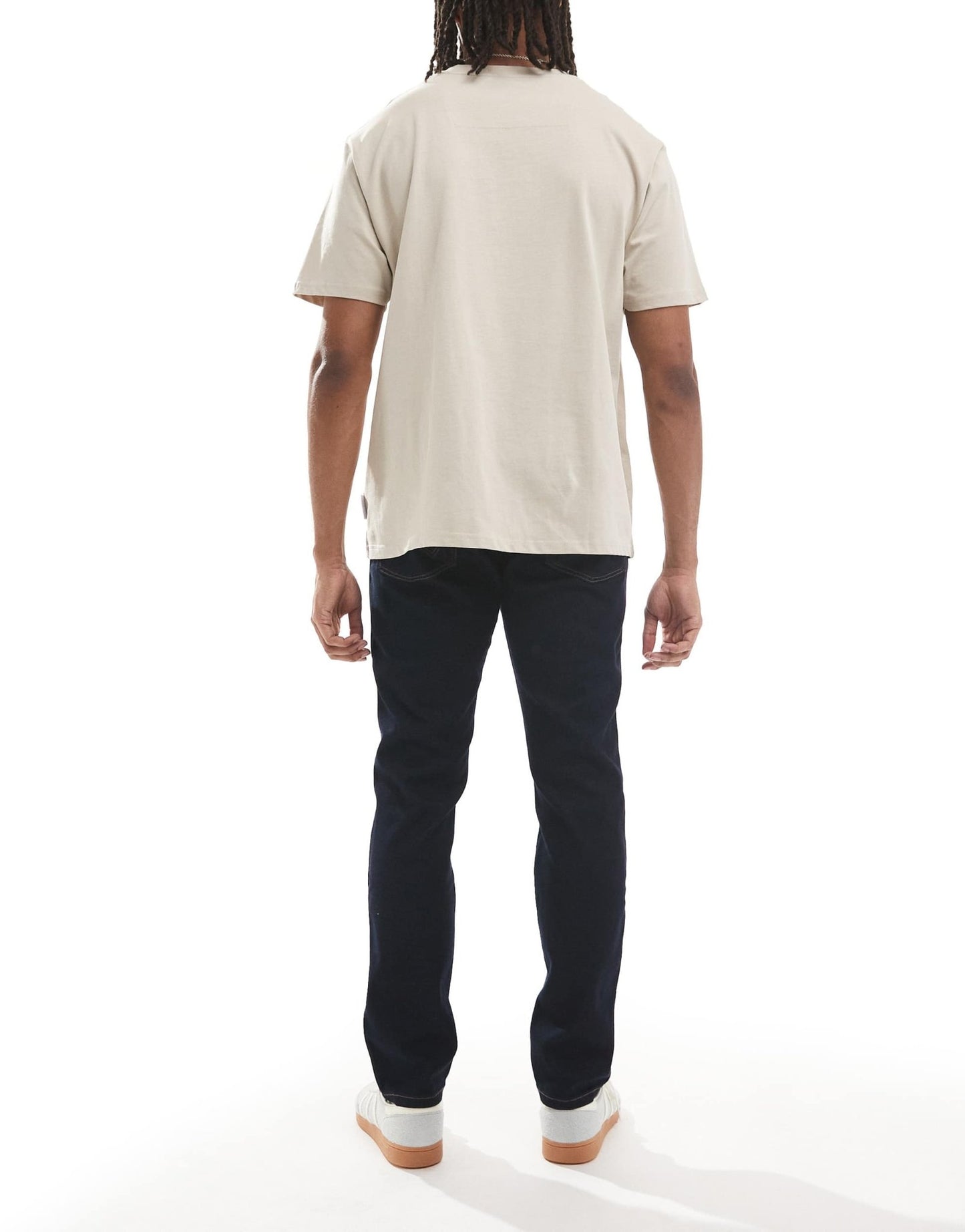 Wrangler Larston slim tapered fit jeans in dark blue - ASOS Sample Sale
