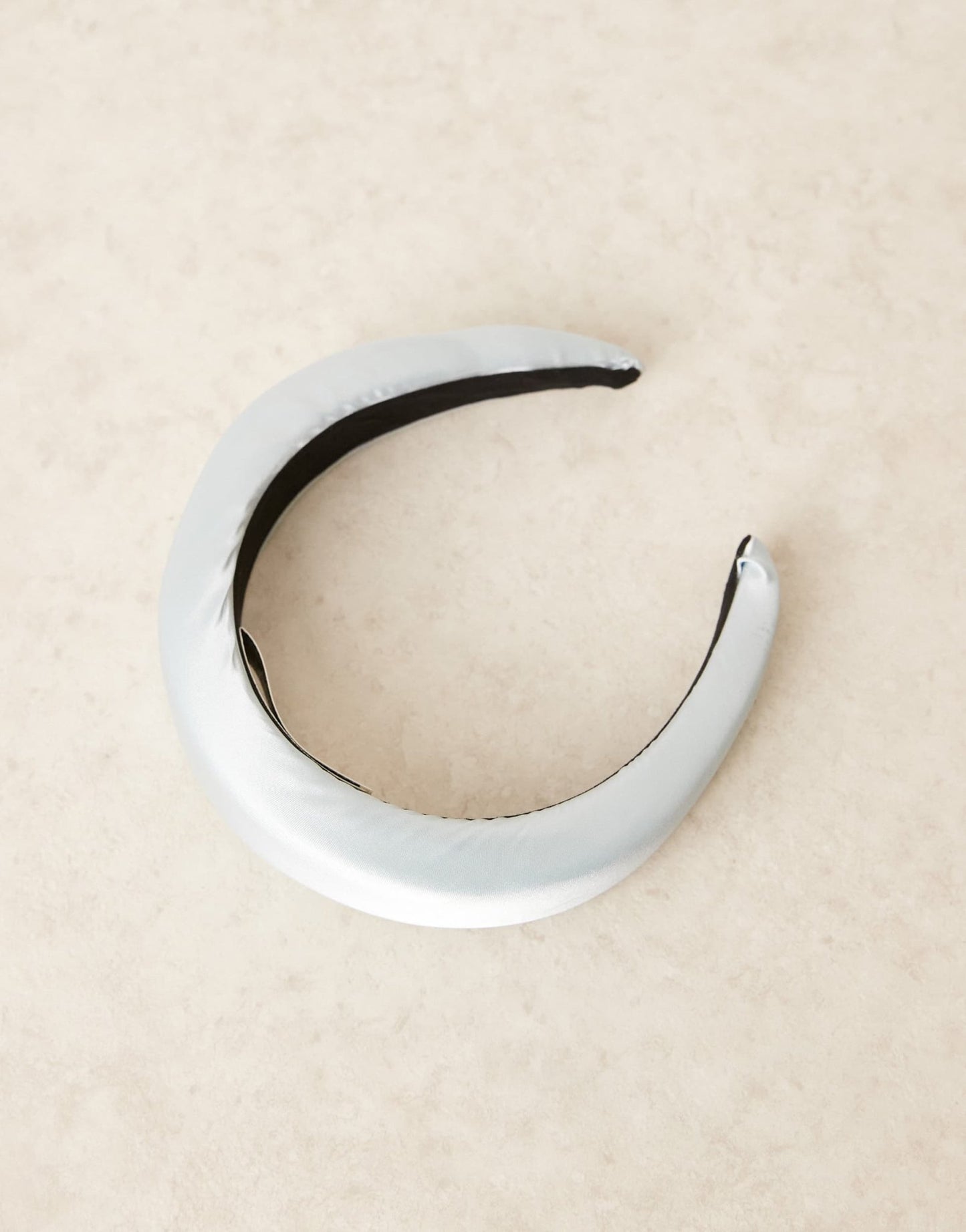 YAS Bridesmaid padded satin headband in pale blue - ASOS Sample Sale