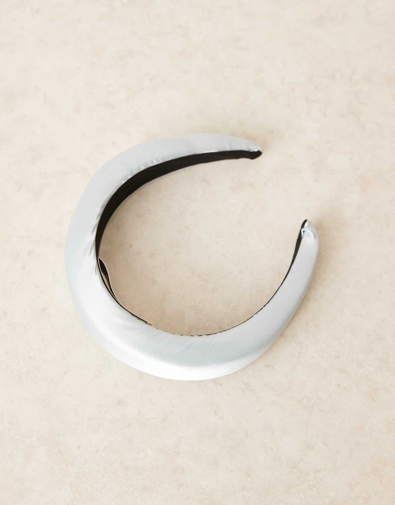 YAS Bridesmaid padded satin headband in pale blue - ASOS Sample Sale
